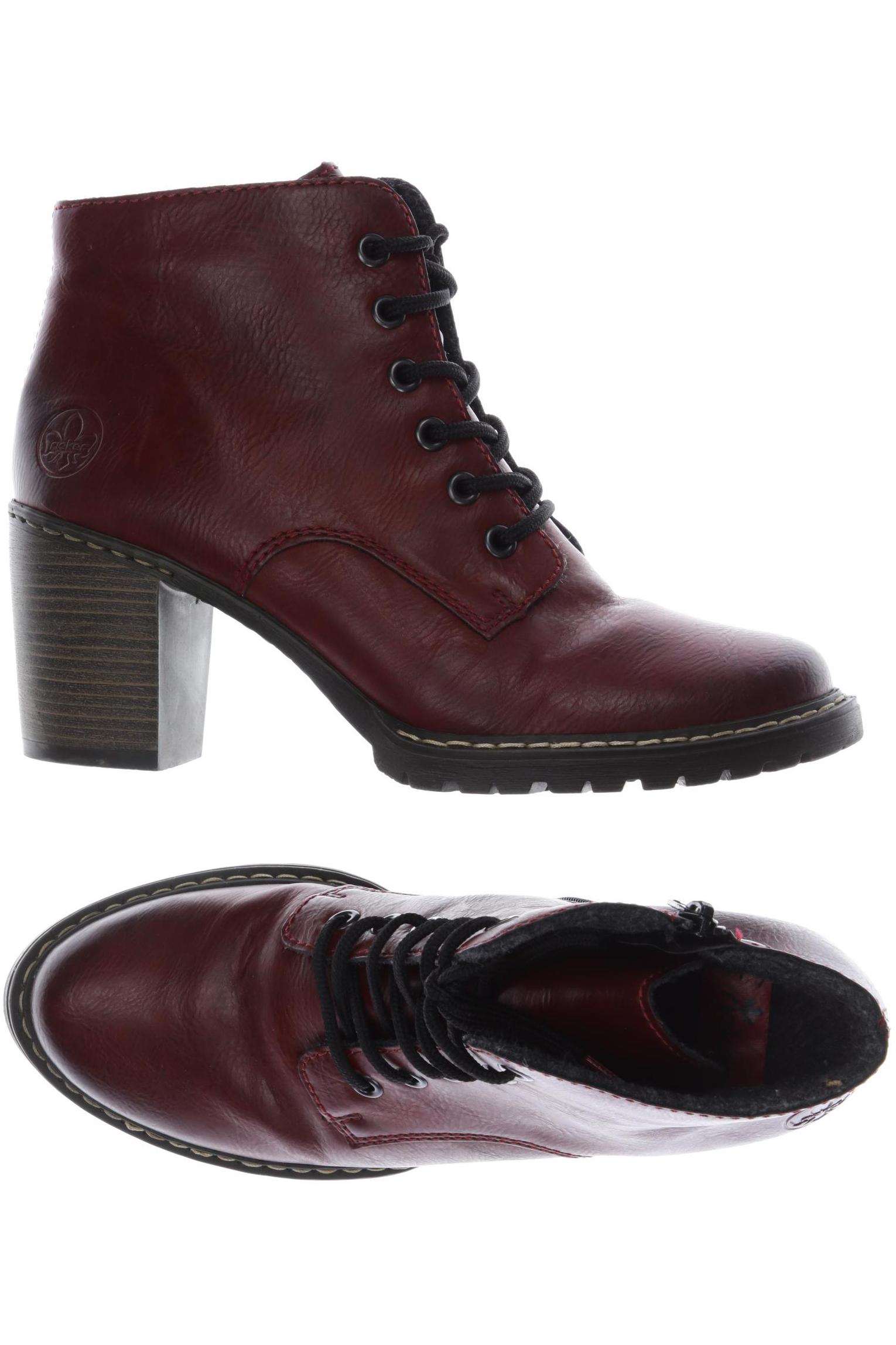 

Rieker Damen Stiefelette, bordeaux, Gr. 39