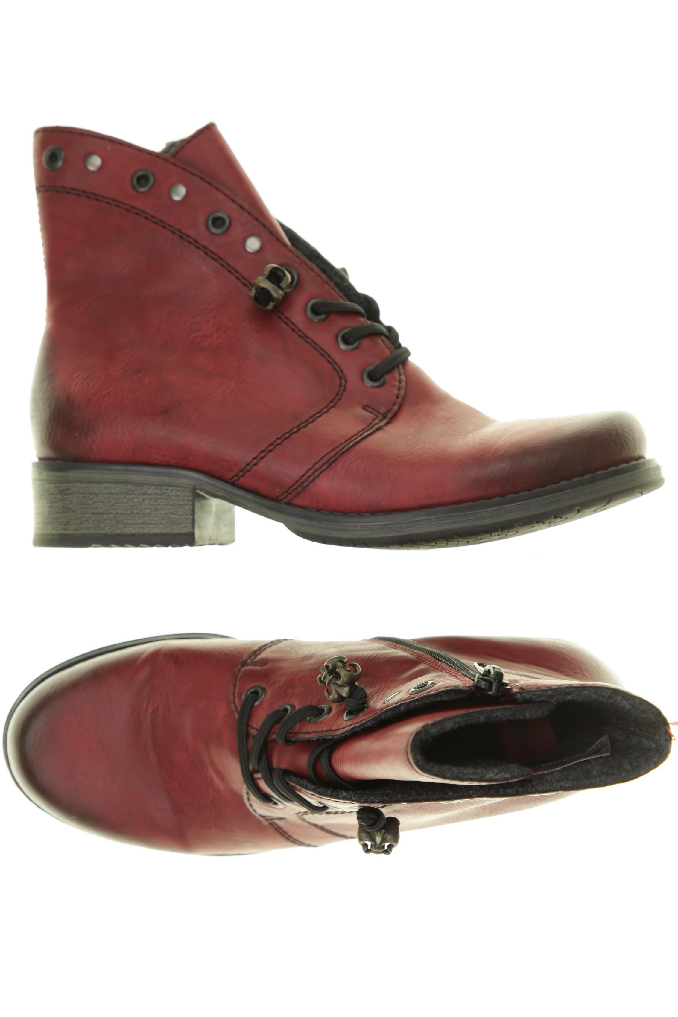 

Rieker Damen Stiefelette, rot, Gr. 36