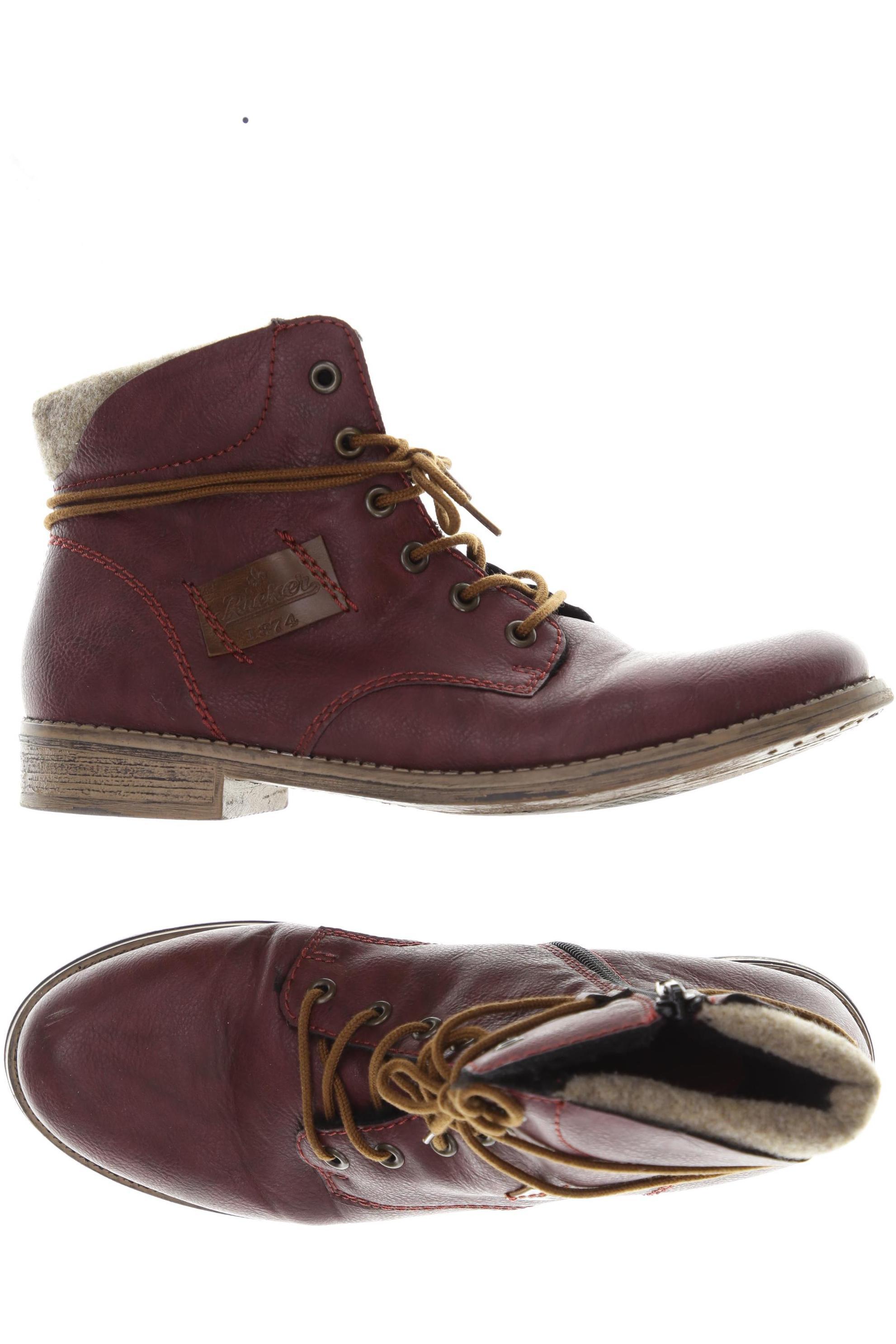 

Rieker Damen Stiefelette, rot, Gr. 40
