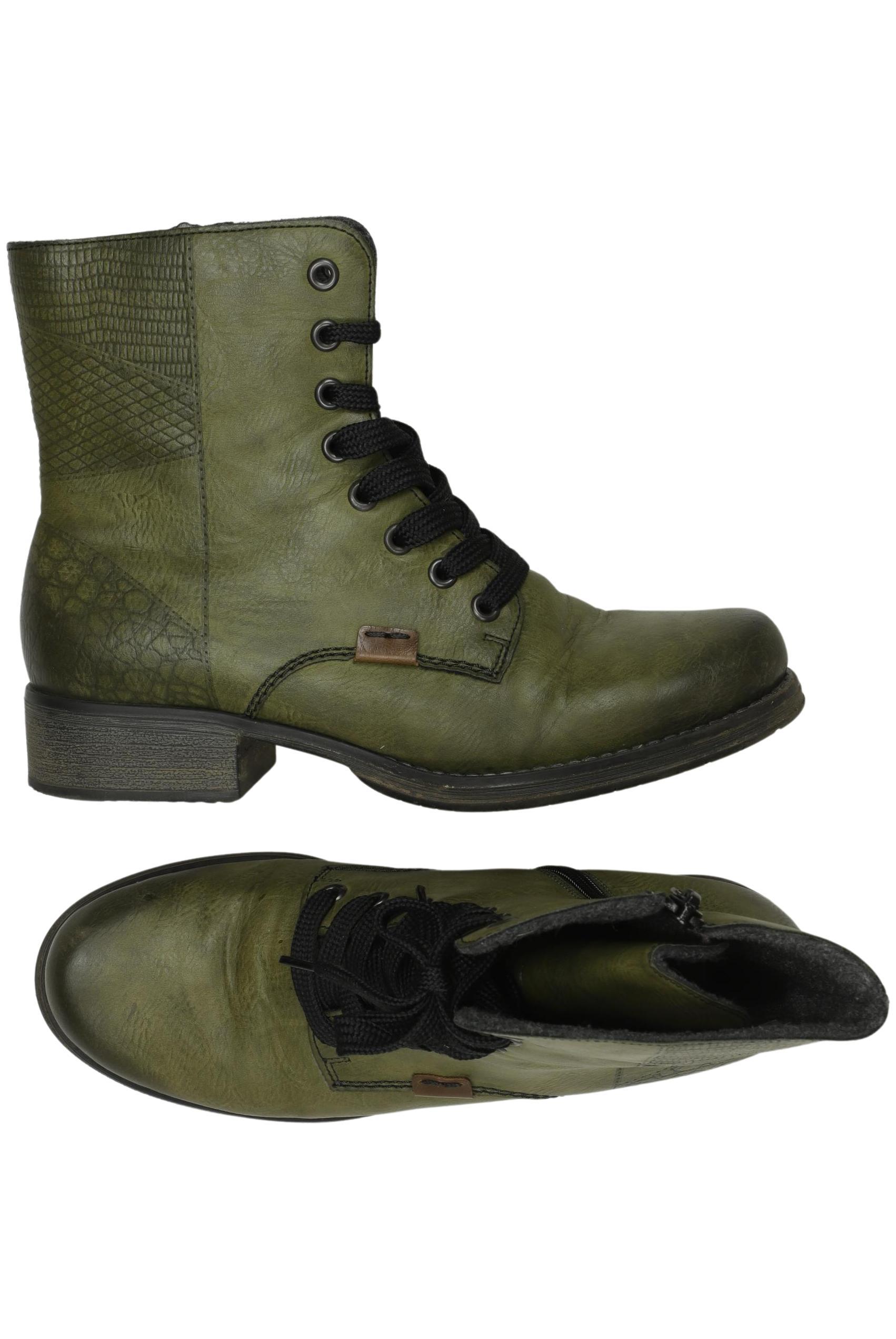 

Rieker Damen Stiefelette, grün, Gr. 38