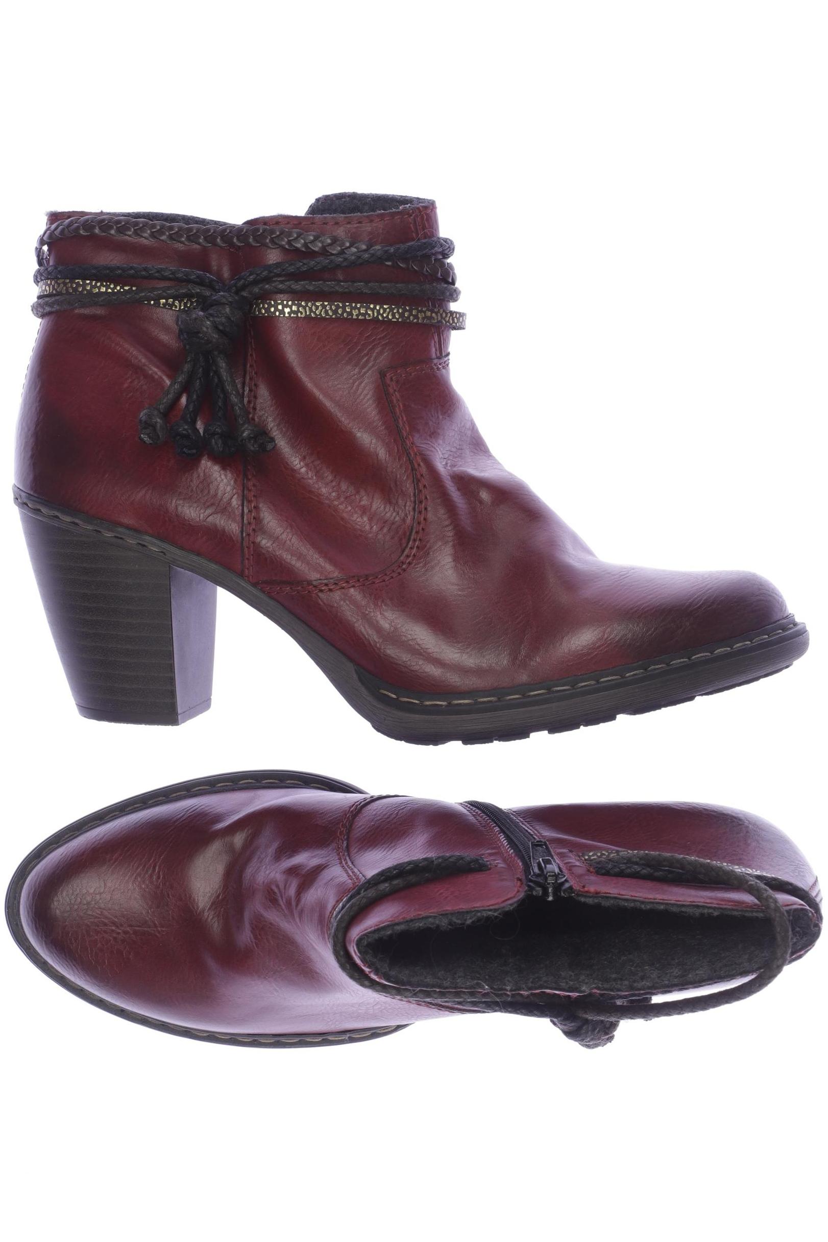 

Rieker Damen Stiefelette, bordeaux, Gr. 41
