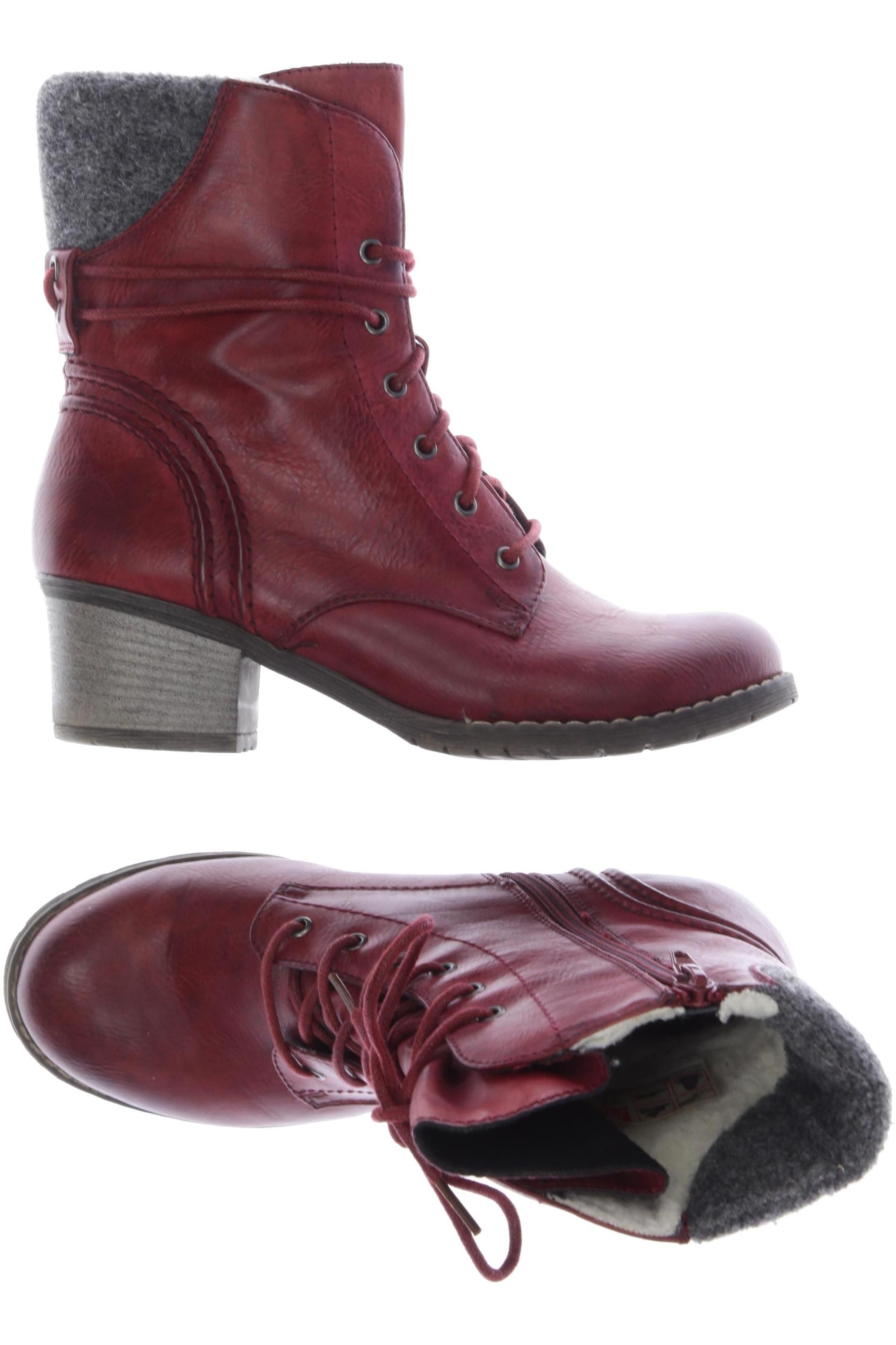 

Rieker Damen Stiefelette, bordeaux, Gr. 37