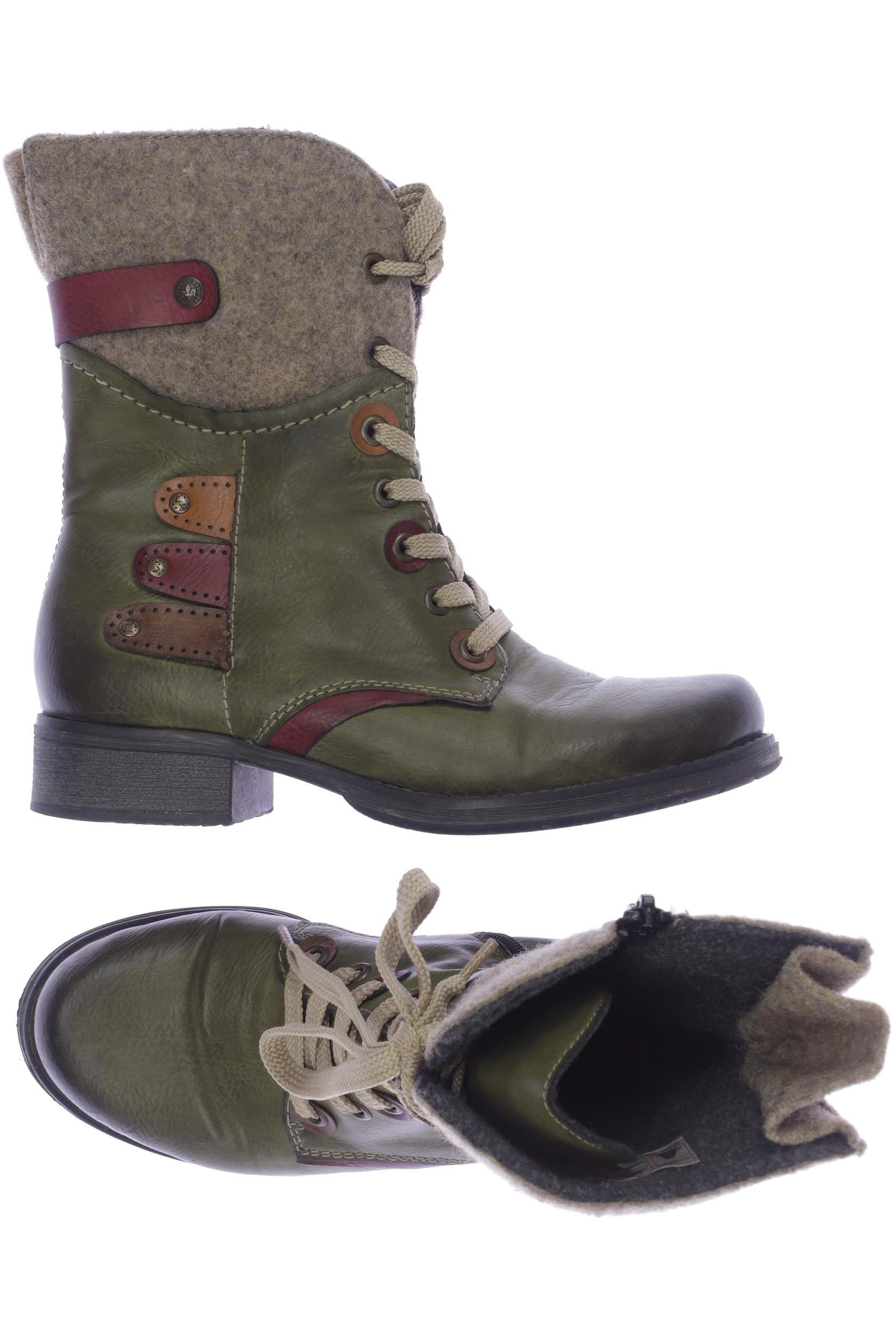 

Rieker Damen Stiefelette, grün, Gr. 36
