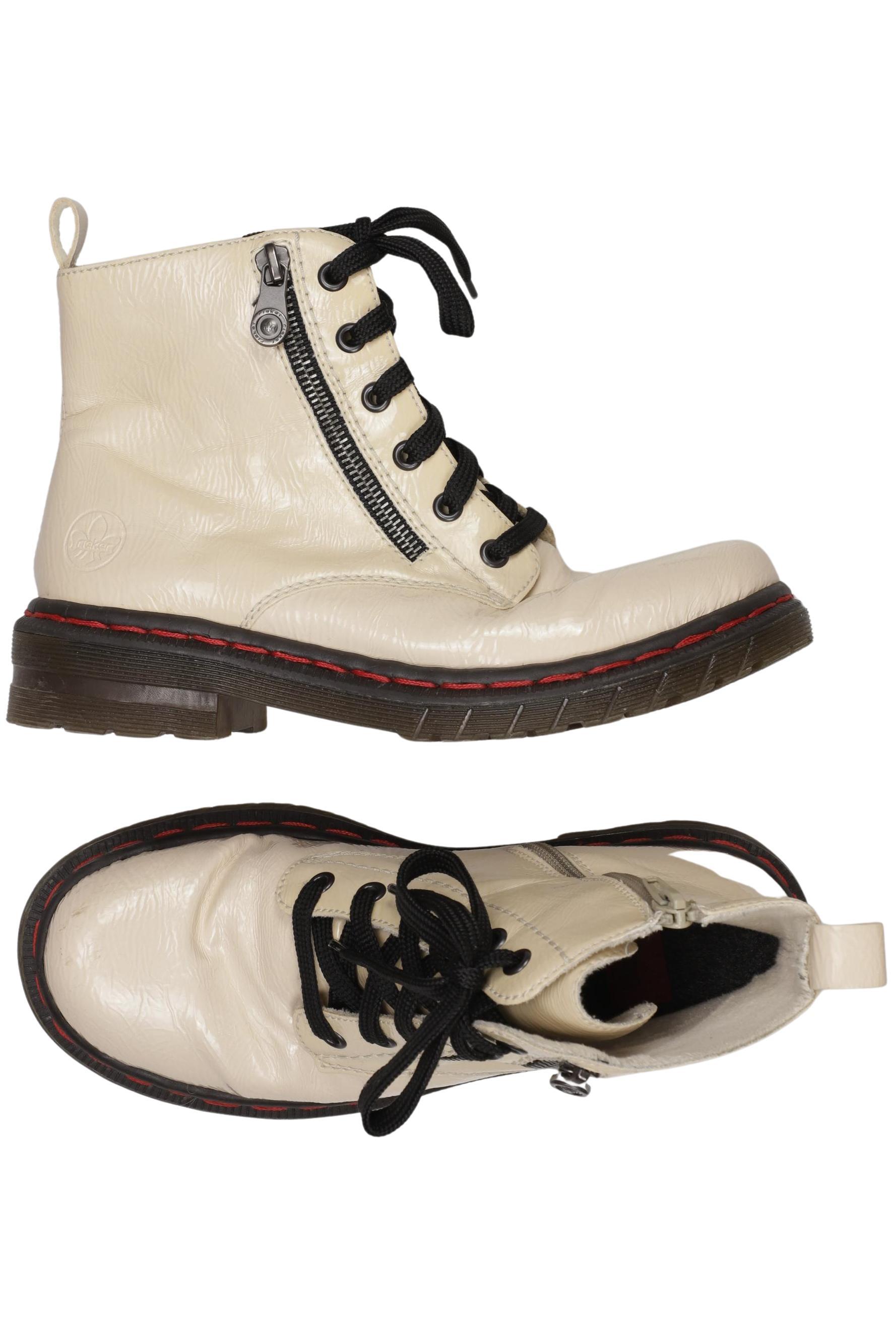 

Rieker Damen Stiefelette, cremeweiß, Gr. 38