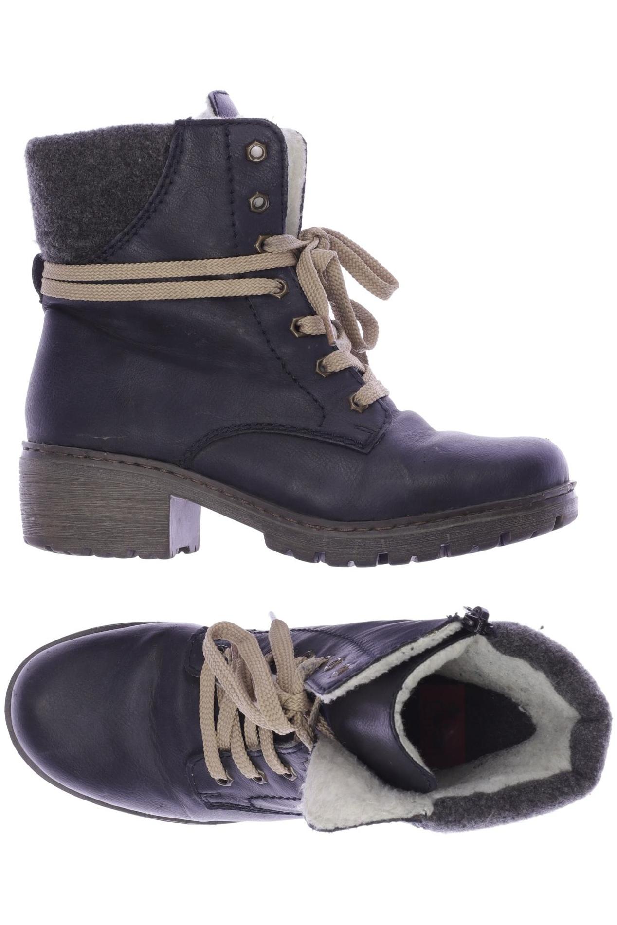 

Rieker Damen Stiefelette, marineblau, Gr. 37