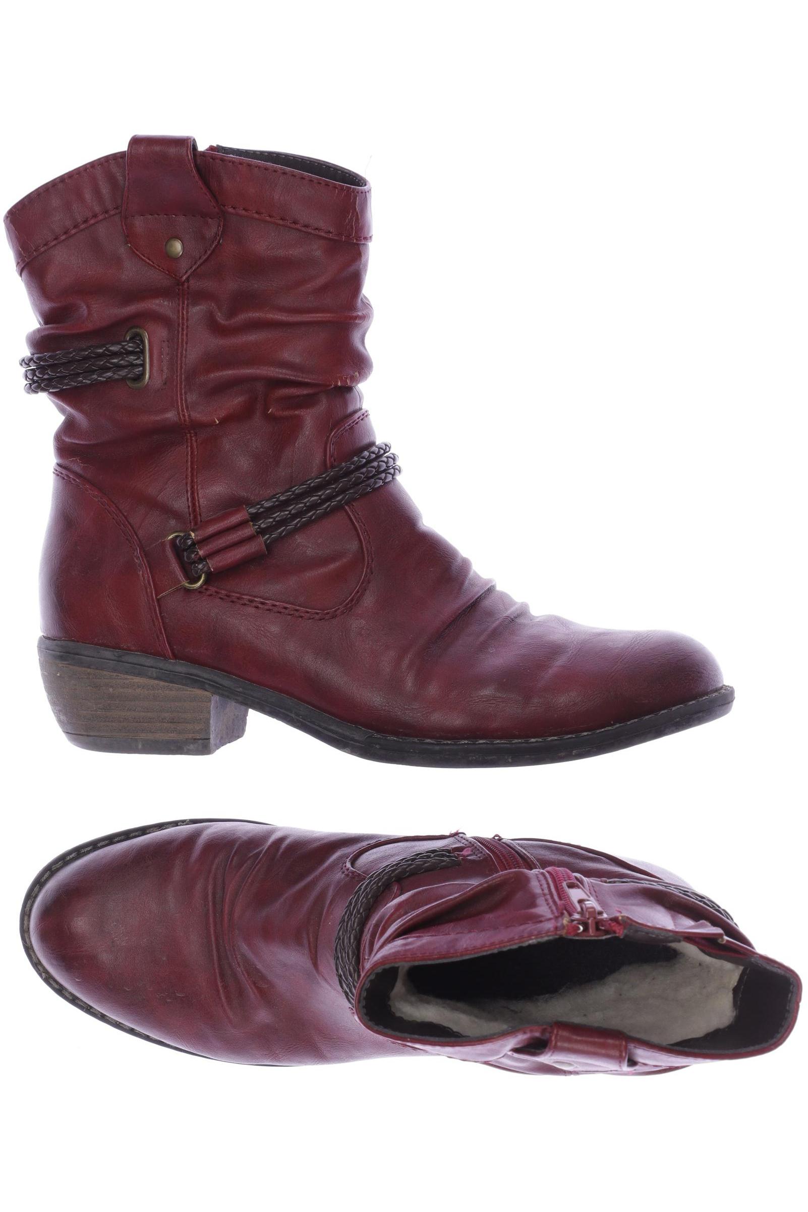 

Rieker Damen Stiefelette, bordeaux