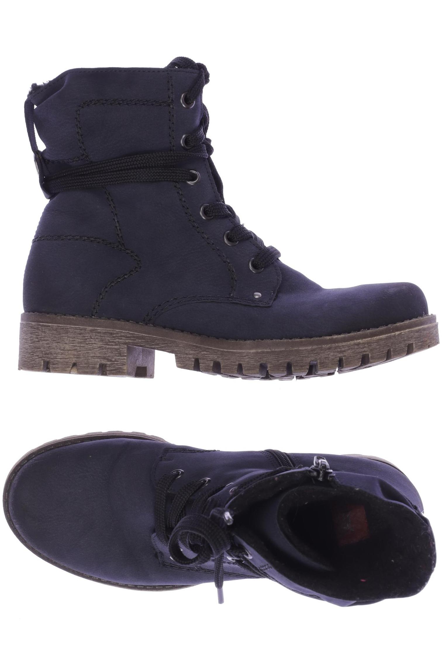 

Rieker Damen Stiefelette, marineblau, Gr. 36