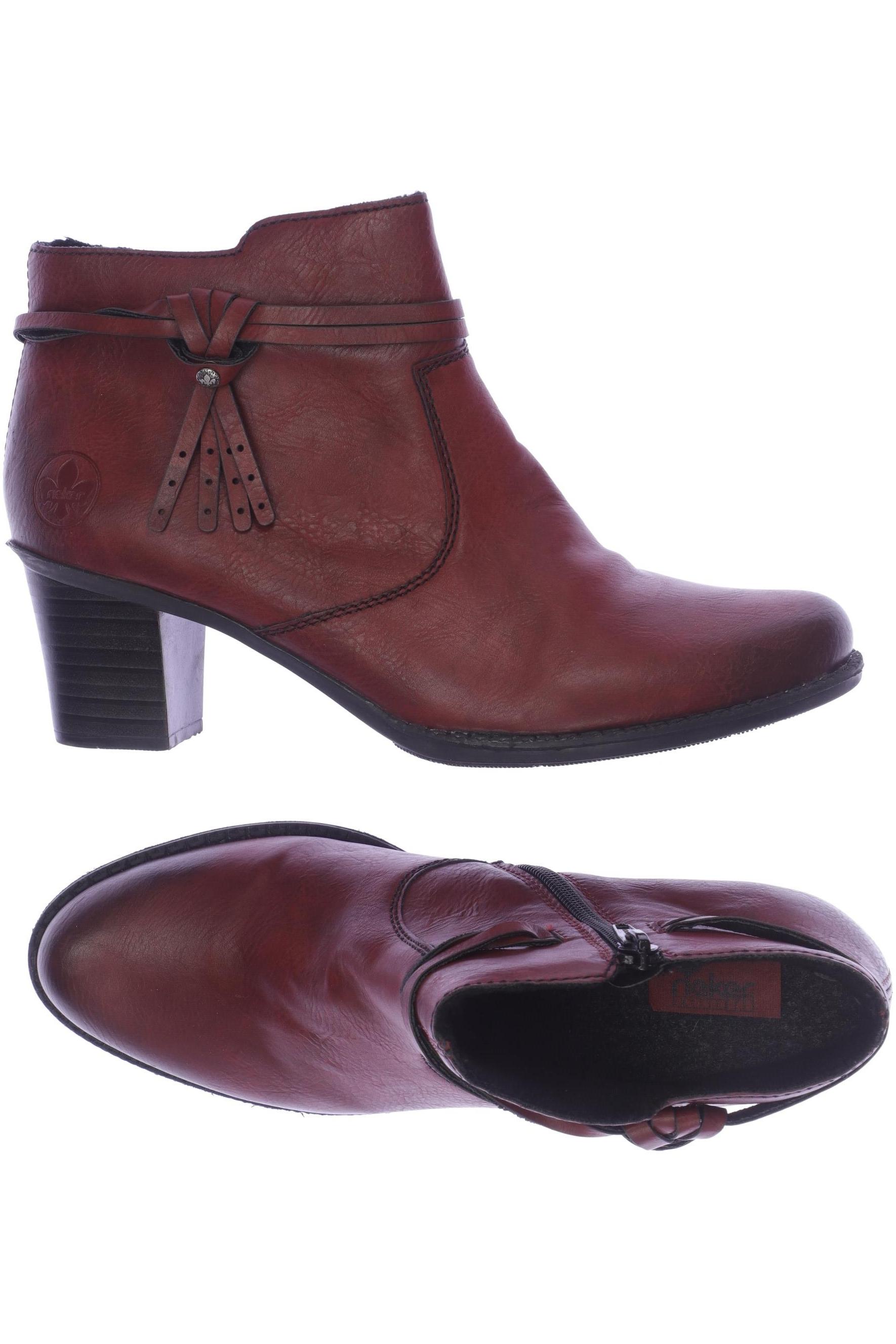 

Rieker Damen Stiefelette, bordeaux, Gr. 39