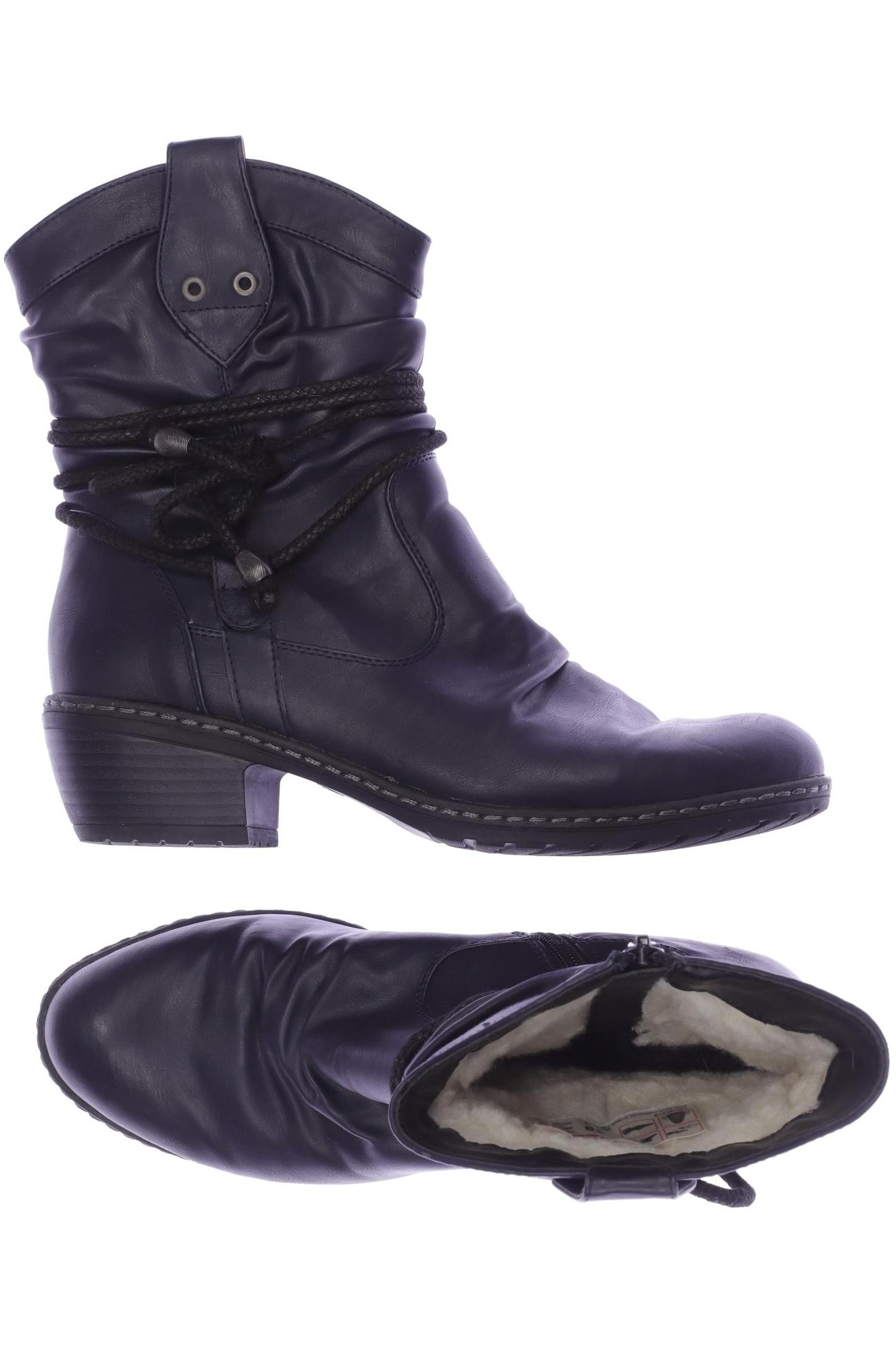 

Rieker Damen Stiefelette, marineblau, Gr. 38