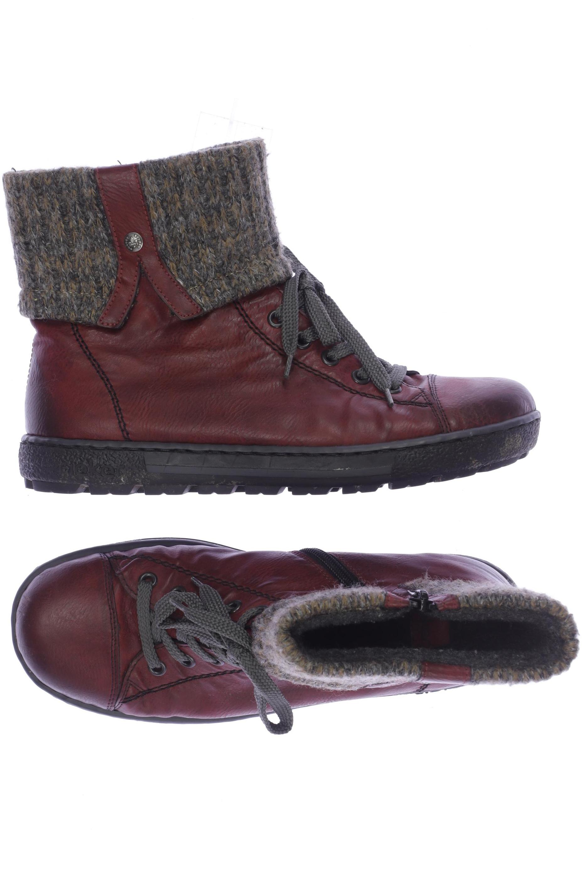 

Rieker Damen Stiefelette, bordeaux, Gr. 39