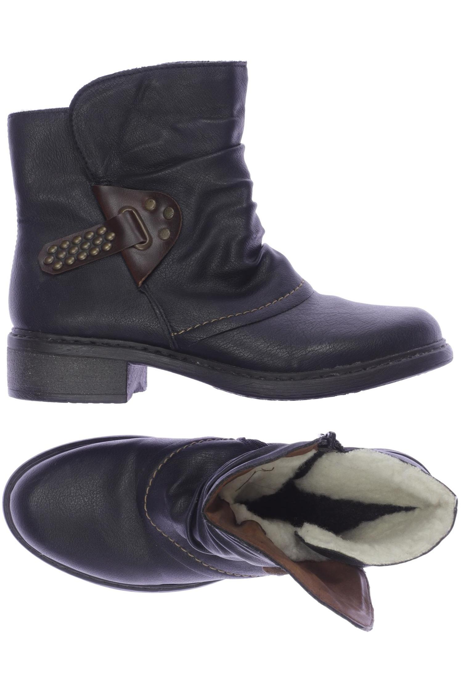 

Rieker Damen Stiefelette, marineblau, Gr. 38