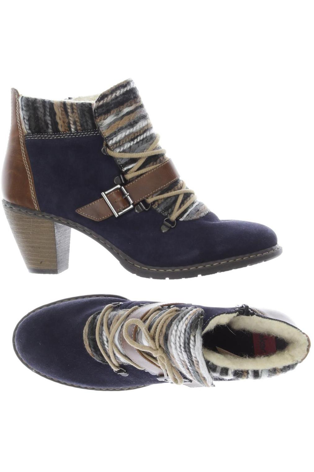 

Rieker Damen Stiefelette, marineblau, Gr. 42
