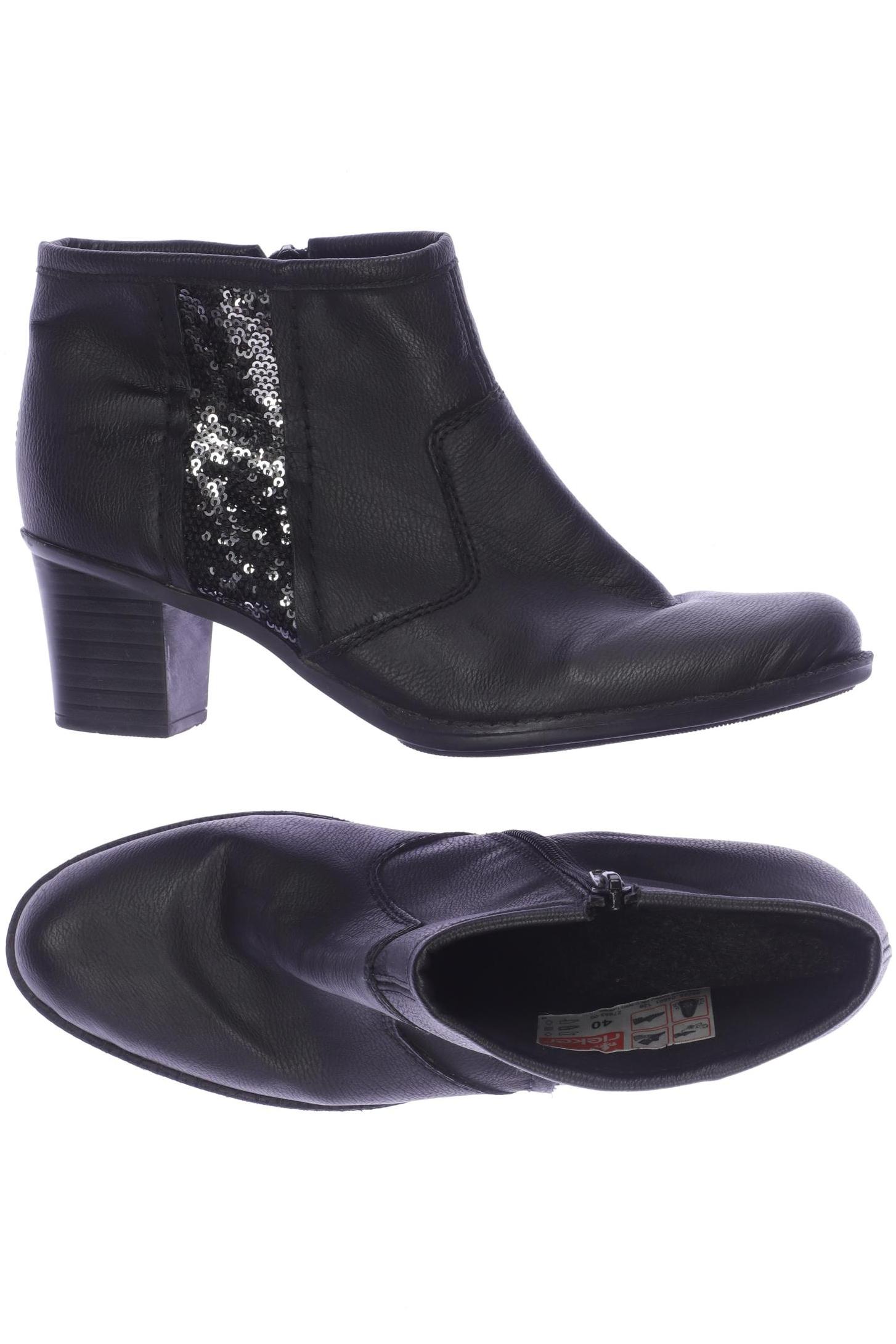 

Rieker Damen Stiefelette, schwarz, Gr. 40