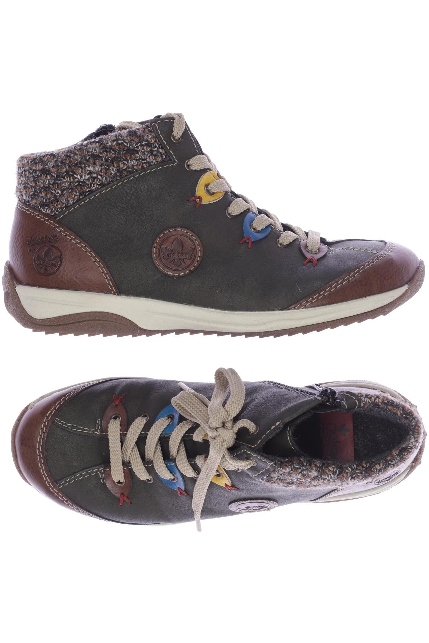 

Rieker Damen Stiefelette, grün, Gr. 37