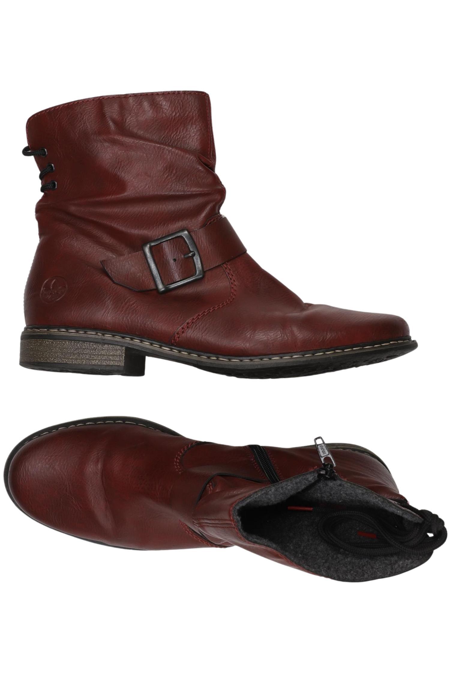 

Rieker Damen Stiefelette, bordeaux, Gr. 42