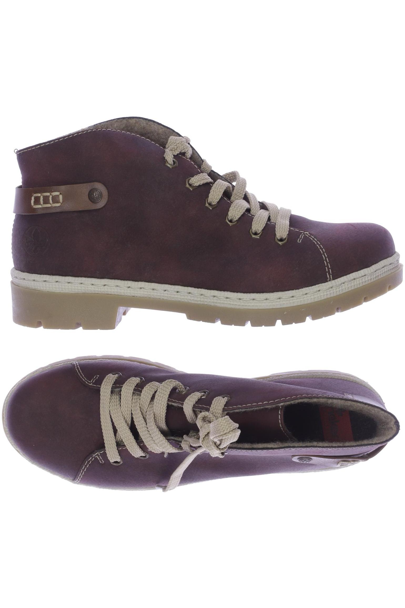 

Rieker Damen Stiefelette, bordeaux, Gr. 40