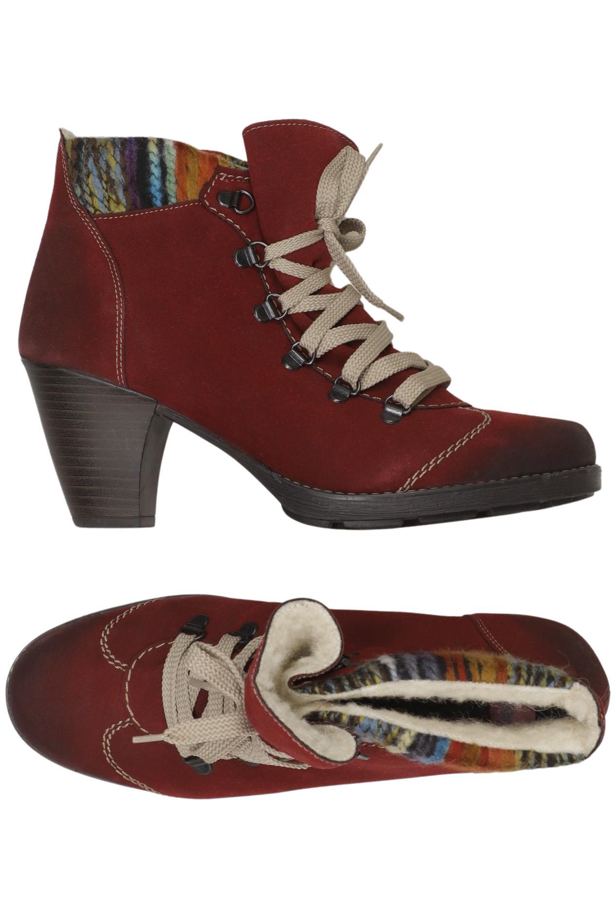 

Rieker Damen Stiefelette, rot, Gr. 40