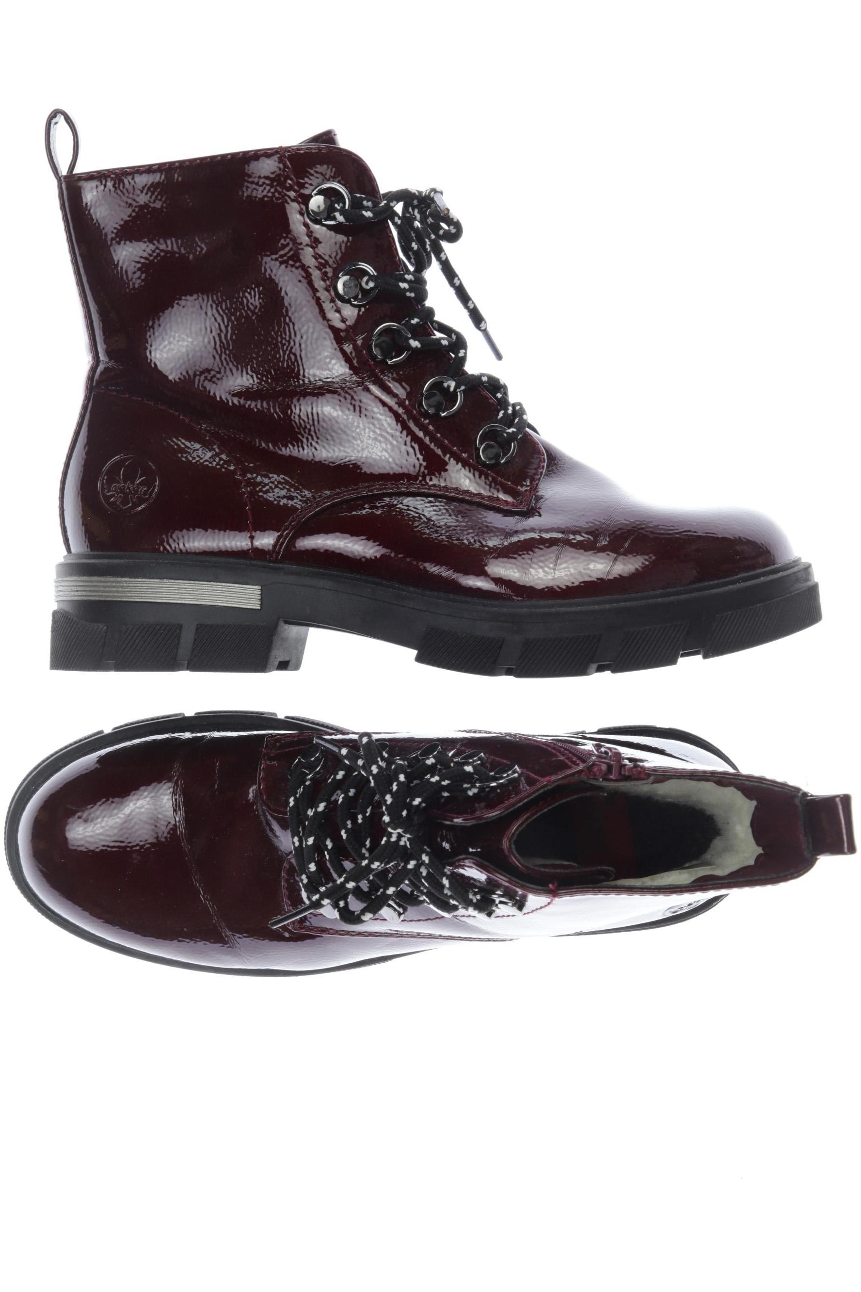 

Rieker Damen Stiefelette, bordeaux, Gr. 38