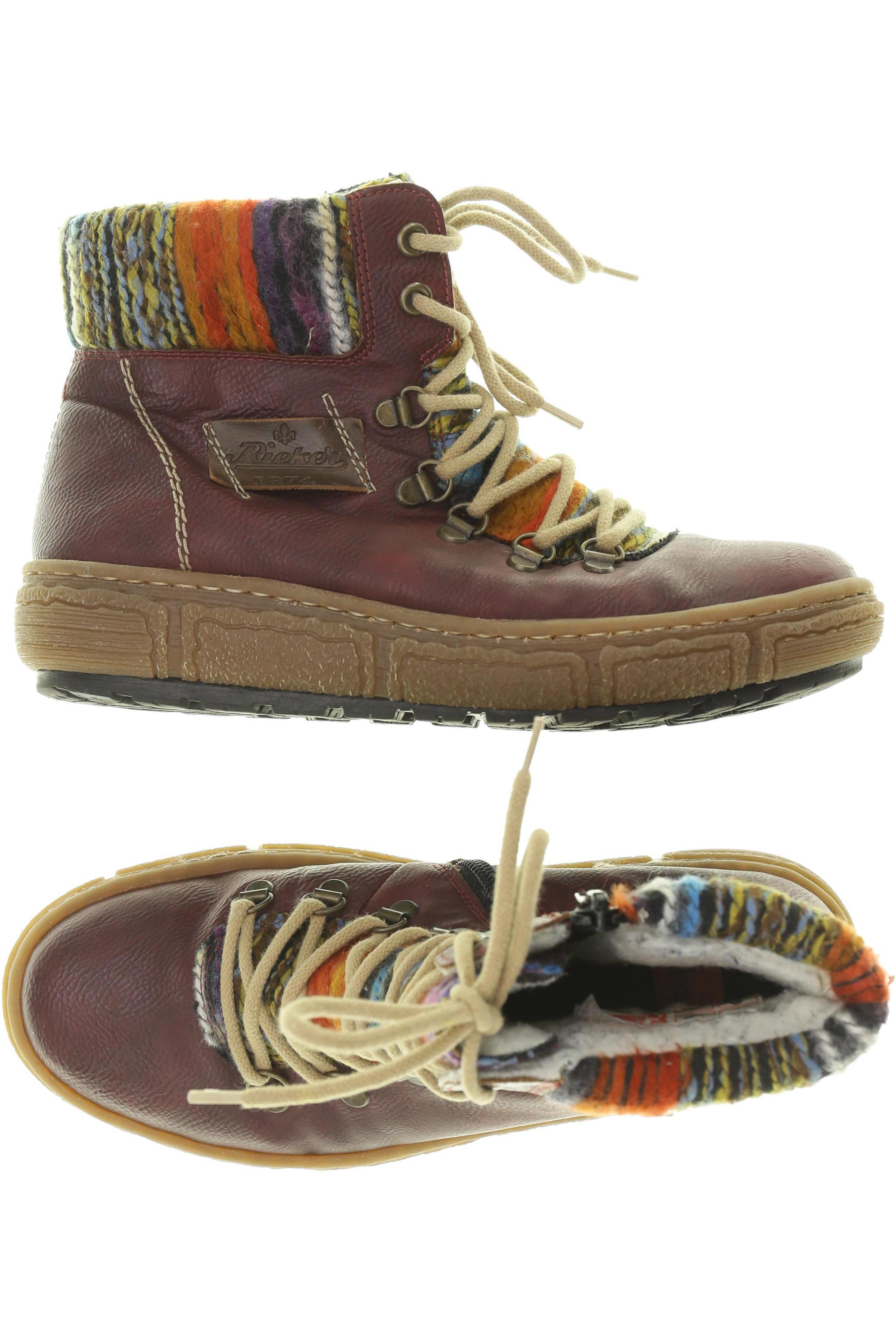 

Rieker Damen Stiefelette, rot, Gr. 36