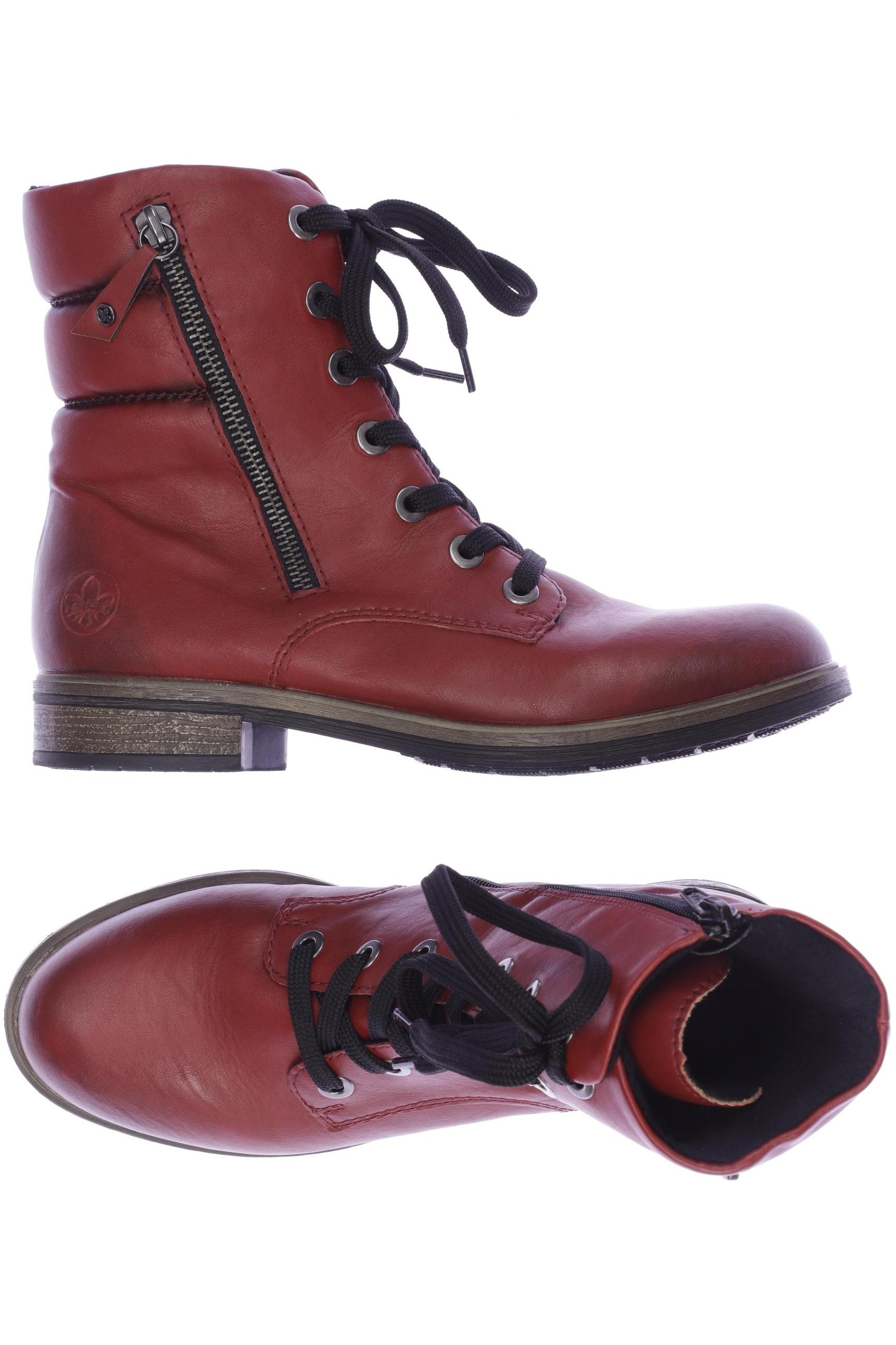 

Rieker Damen Stiefelette, rot, Gr. 39