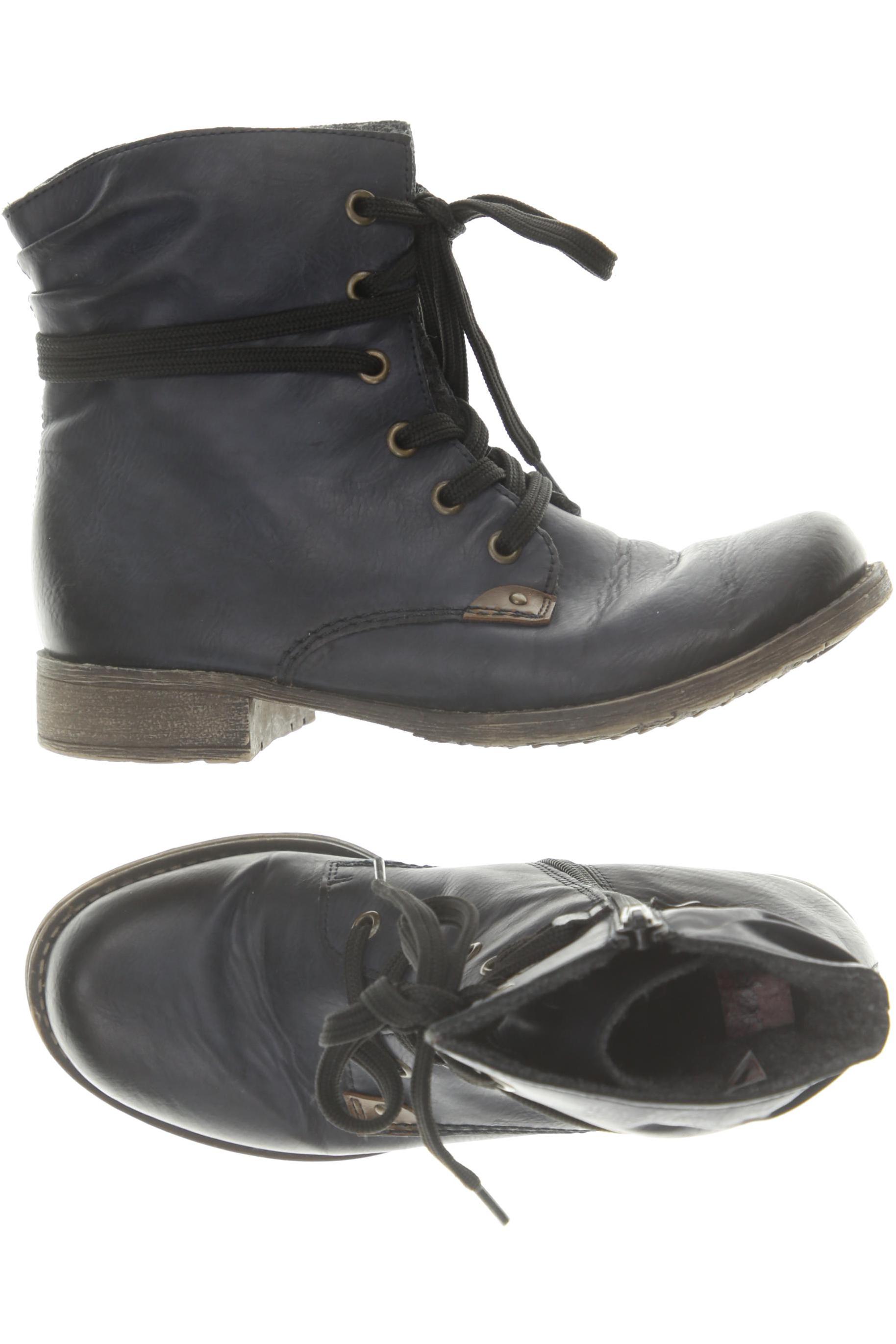 

Rieker Damen Stiefelette, blau, Gr. 36
