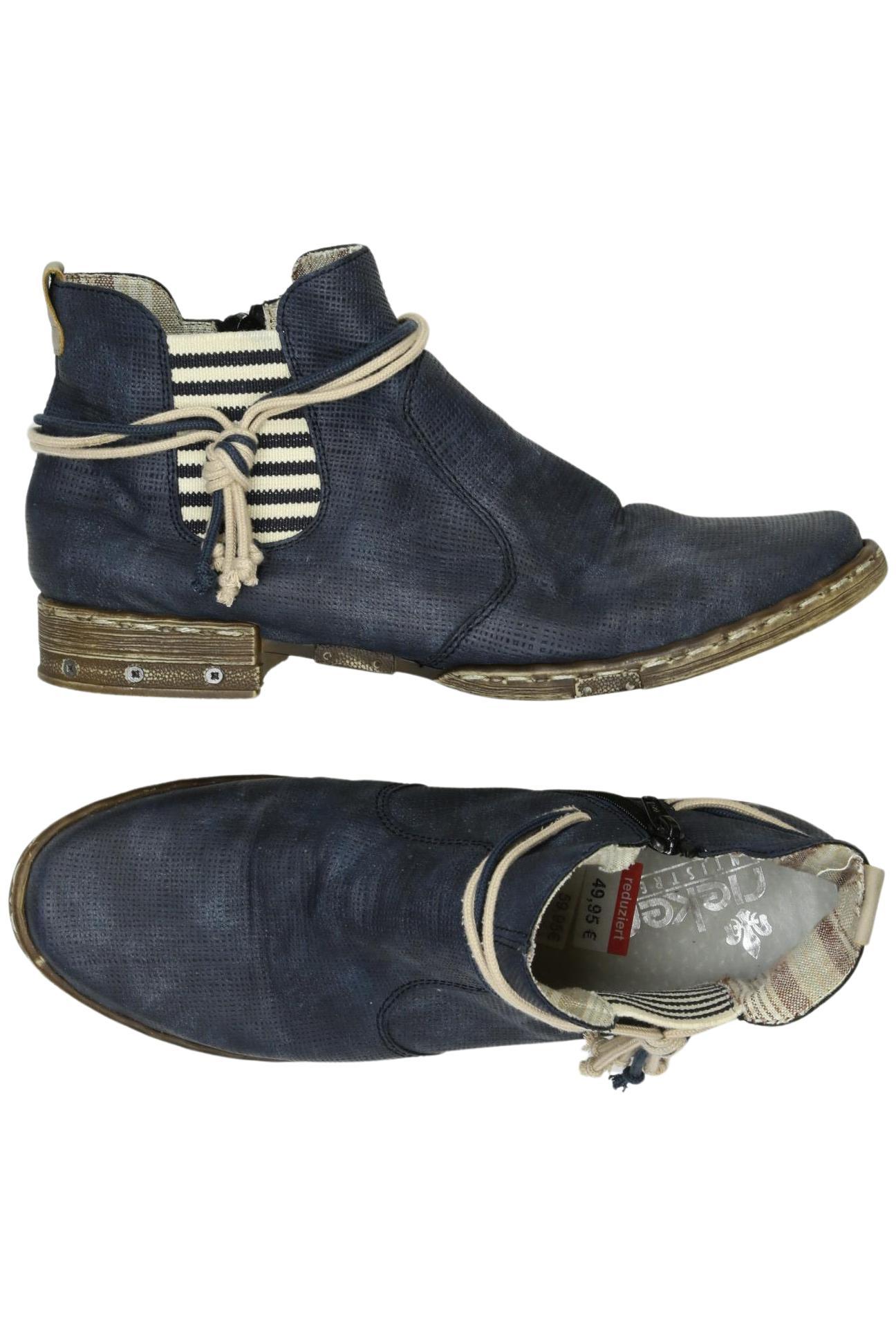 

Rieker Damen Stiefelette, marineblau, Gr. 42