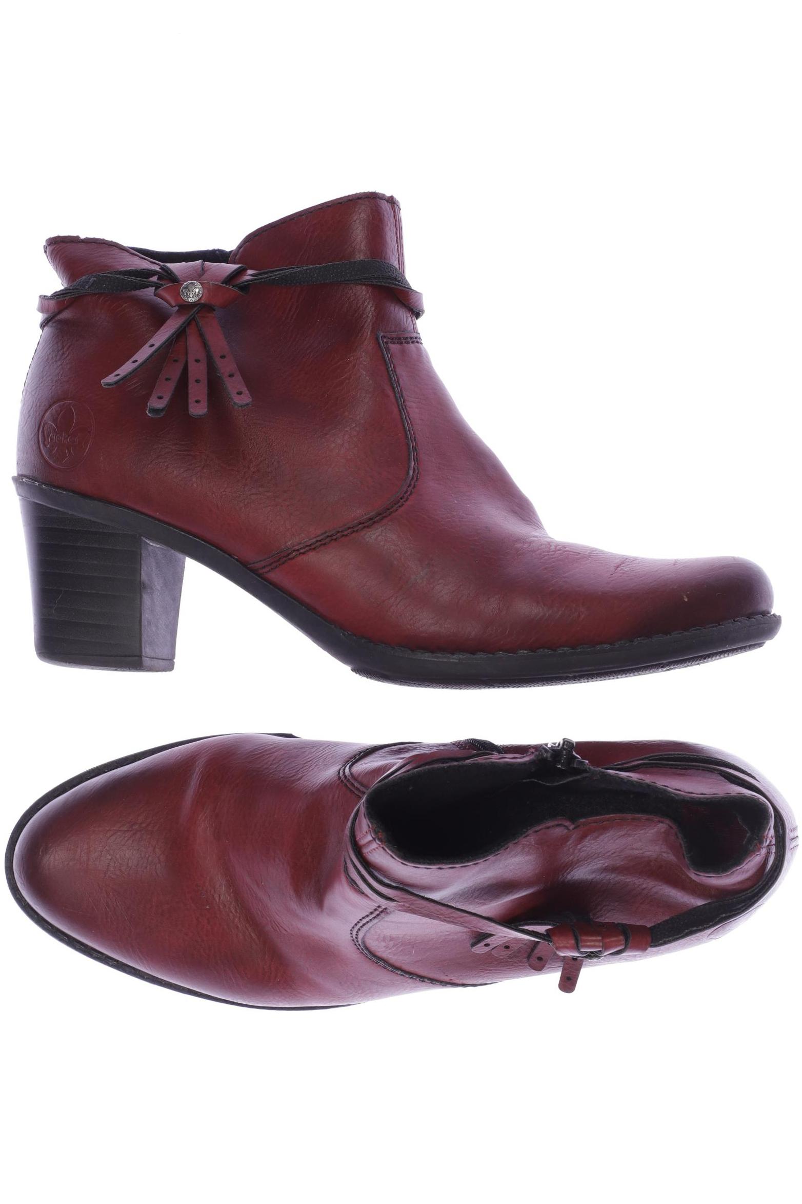 

Rieker Damen Stiefelette, rot, Gr. 38