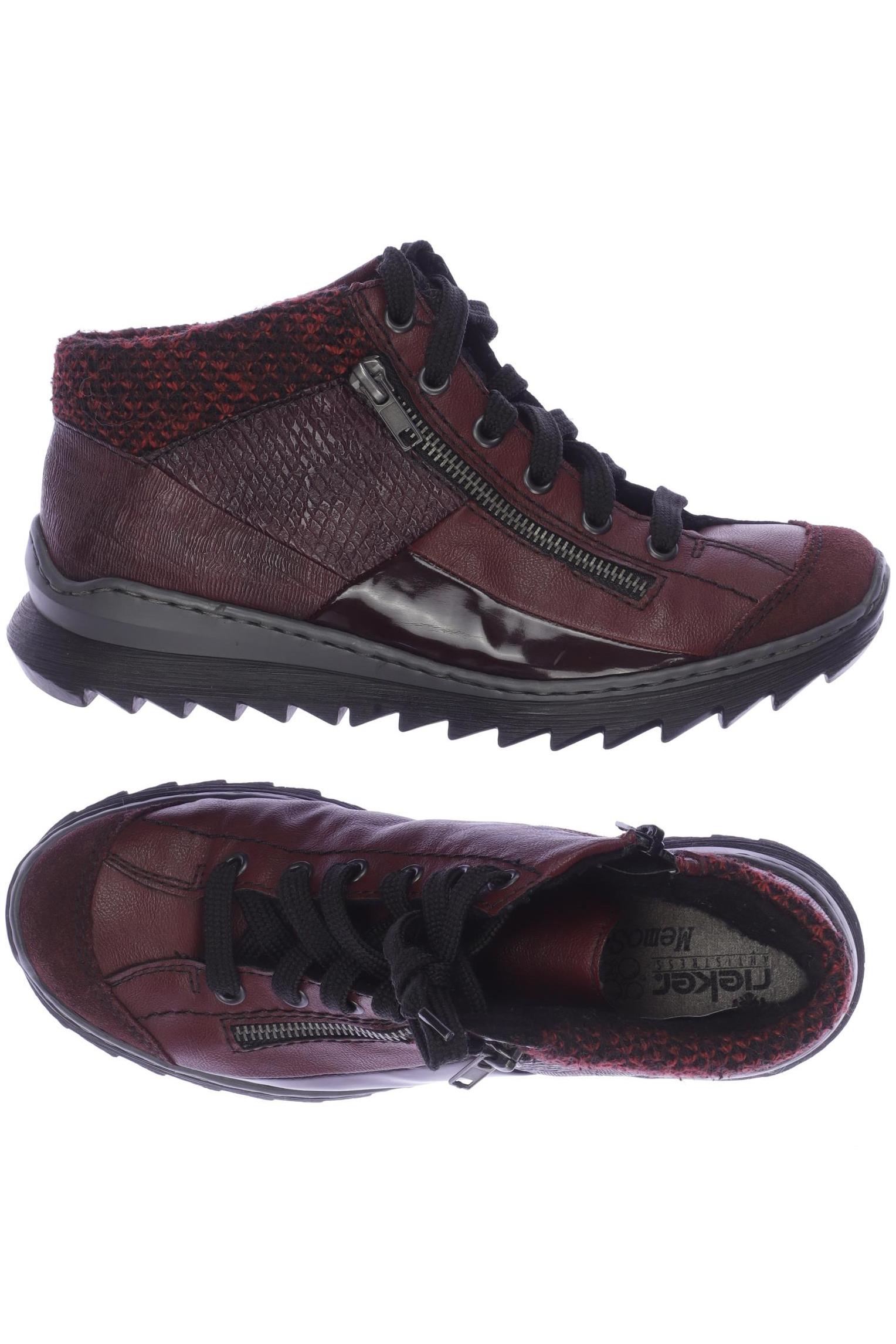 

Rieker Damen Stiefelette, bordeaux, Gr. 38