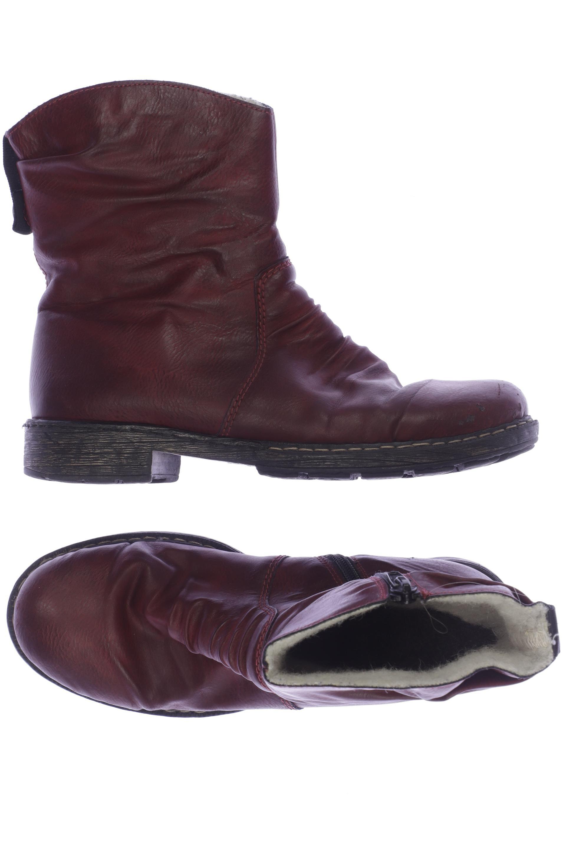

Rieker Damen Stiefelette, bordeaux, Gr. 37