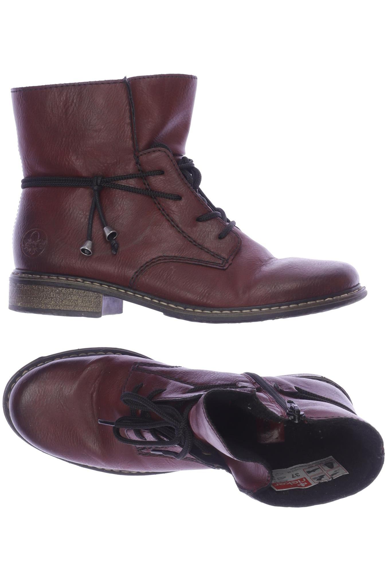 

Rieker Damen Stiefelette, bordeaux, Gr. 37