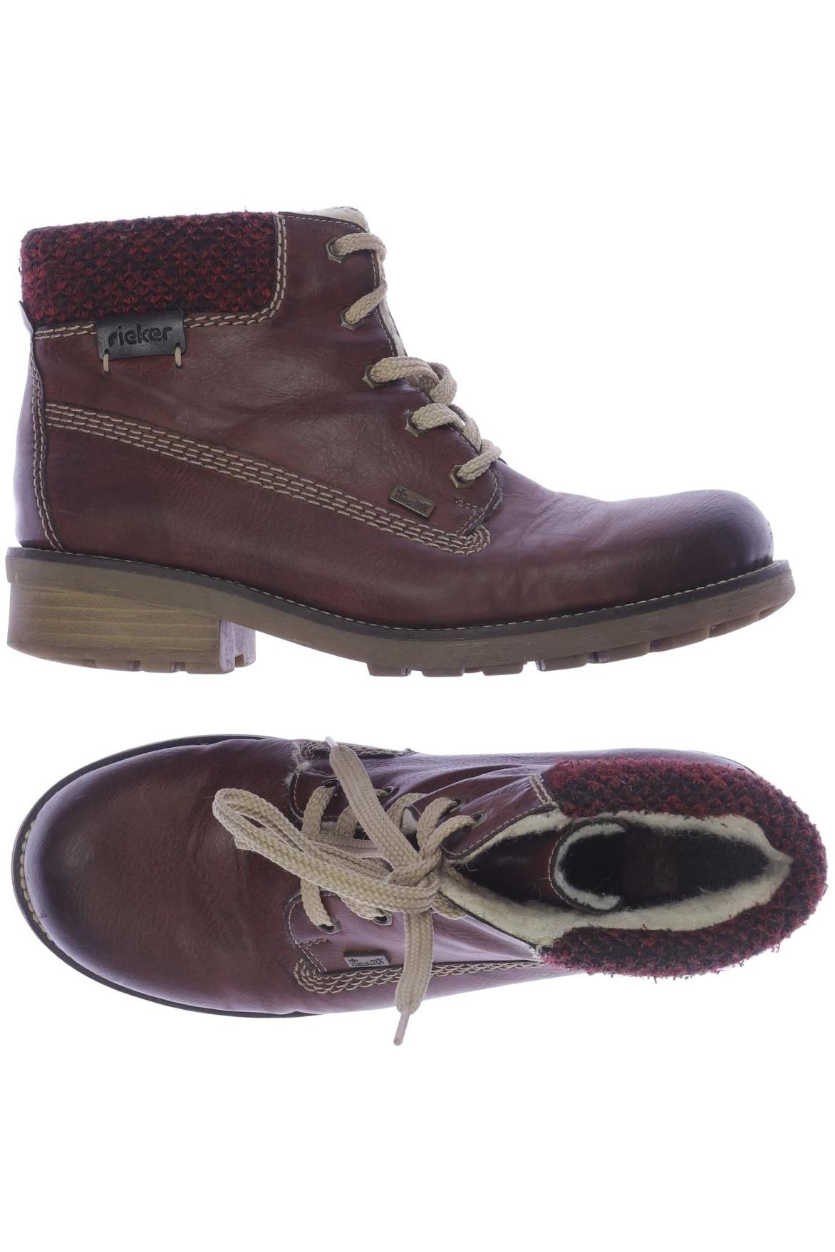 

Rieker Damen Stiefelette, bordeaux, Gr. 39
