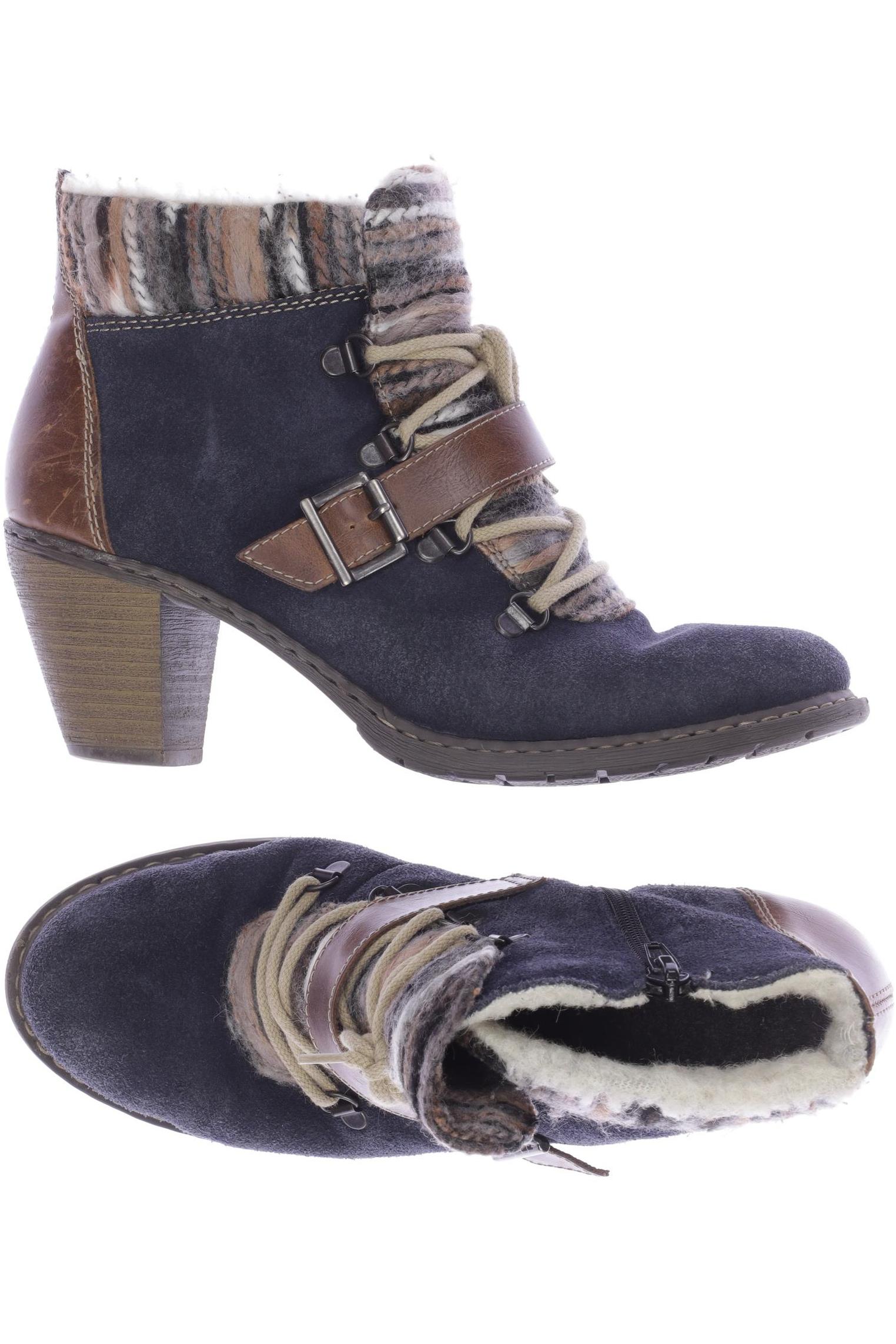 

Rieker Damen Stiefelette, marineblau, Gr. 40