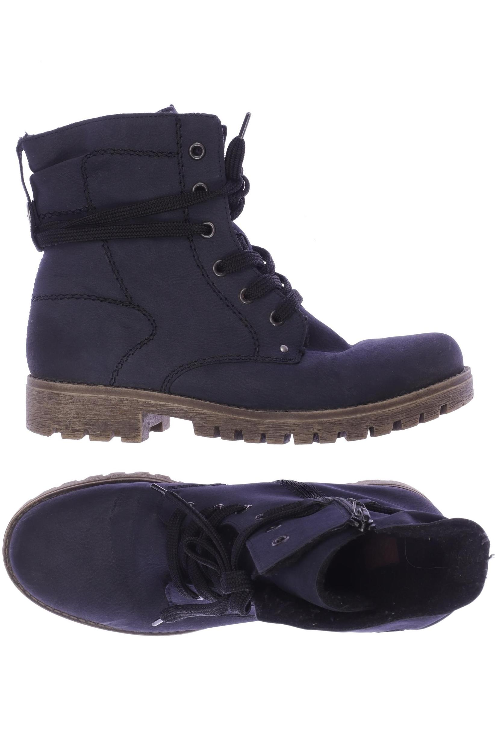 

Rieker Damen Stiefelette, marineblau, Gr. 38