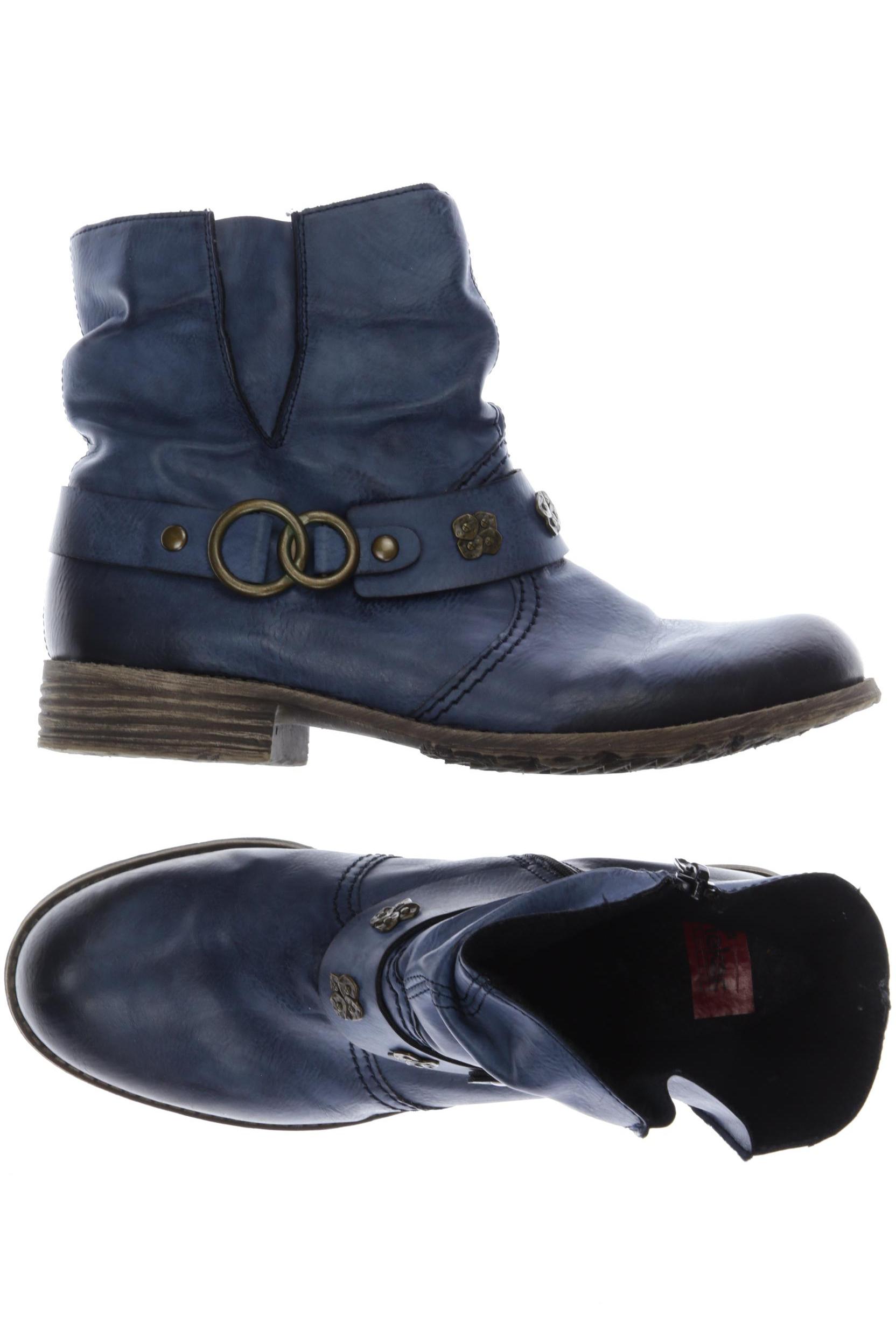 

Rieker Damen Stiefelette, blau, Gr. 40