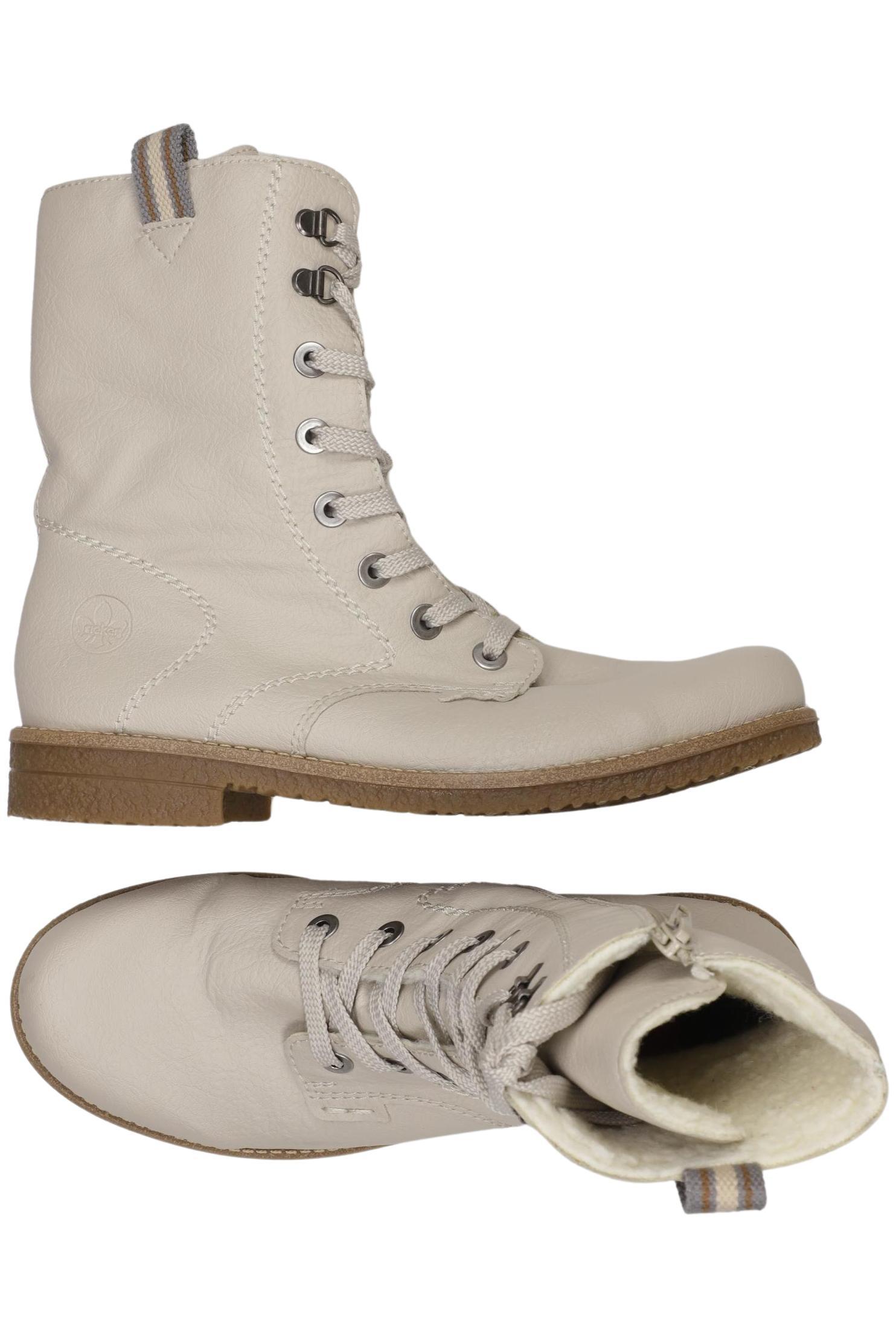 

Rieker Damen Stiefelette, cremeweiß, Gr. 40