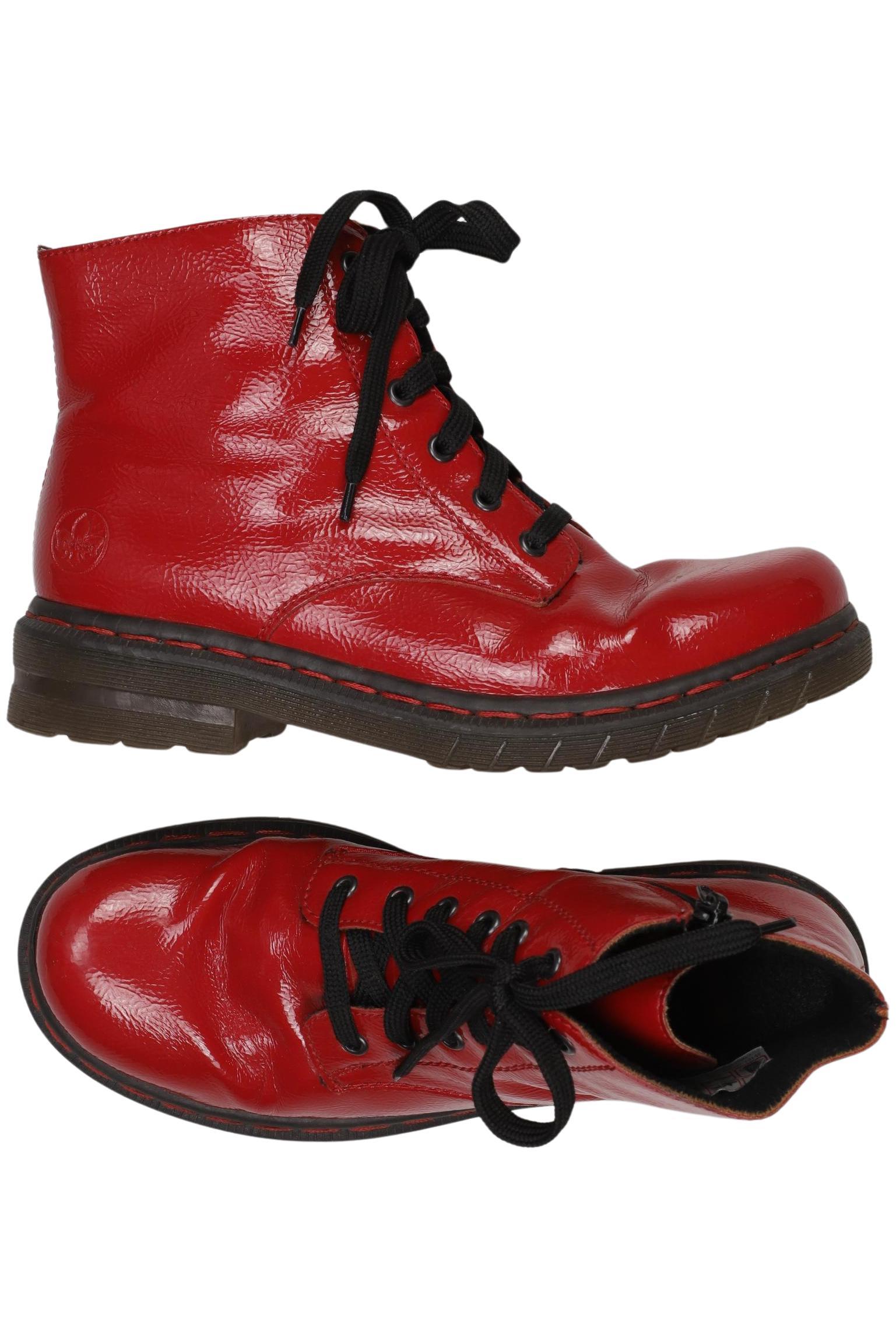 

Rieker Damen Stiefelette, rot, Gr. 41