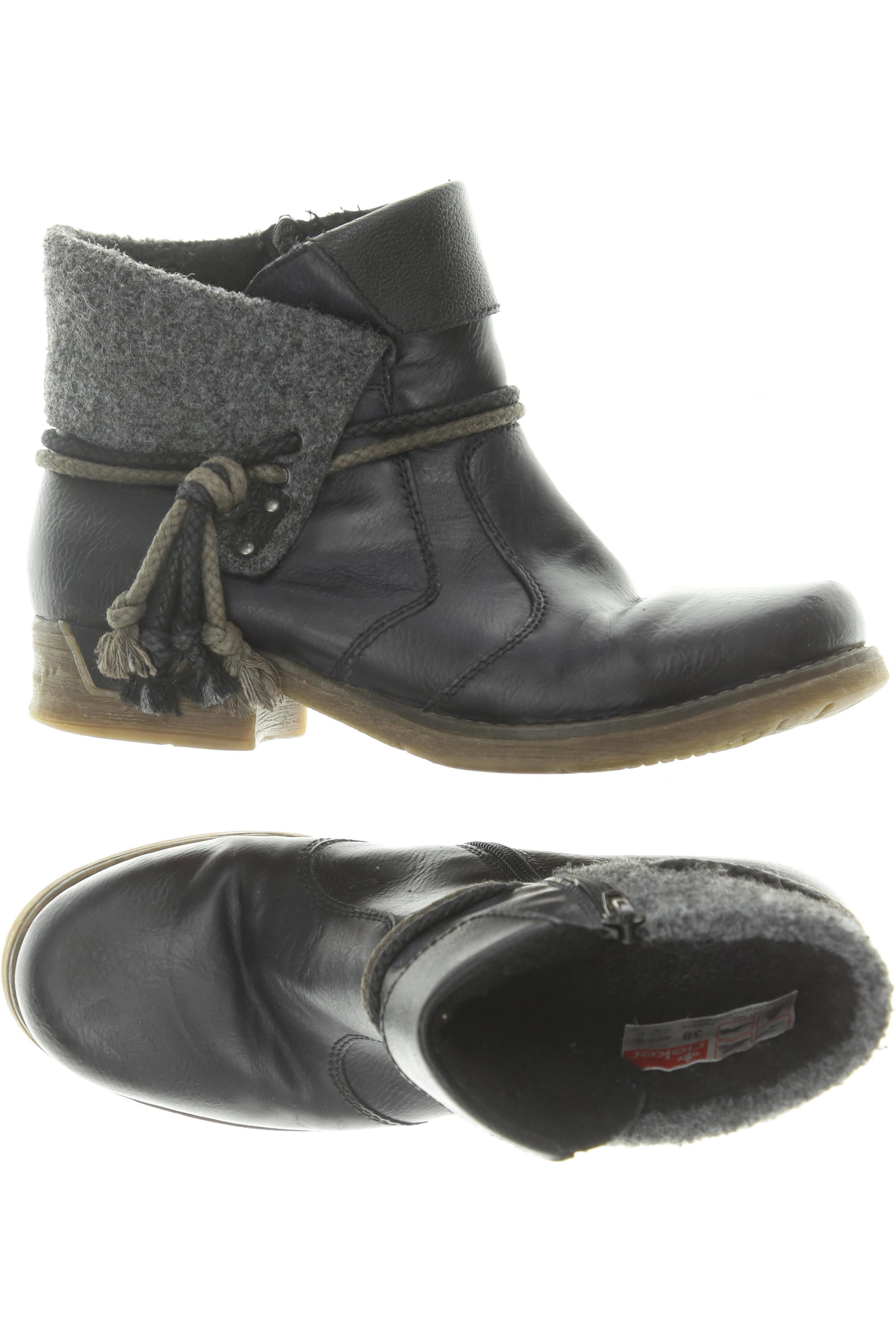 

Rieker Damen Stiefelette, schwarz, Gr. 38
