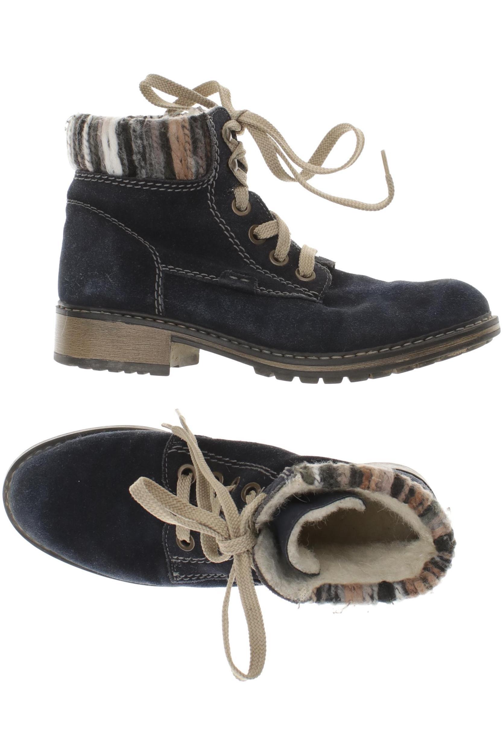 

Rieker Damen Stiefelette, blau, Gr. 37