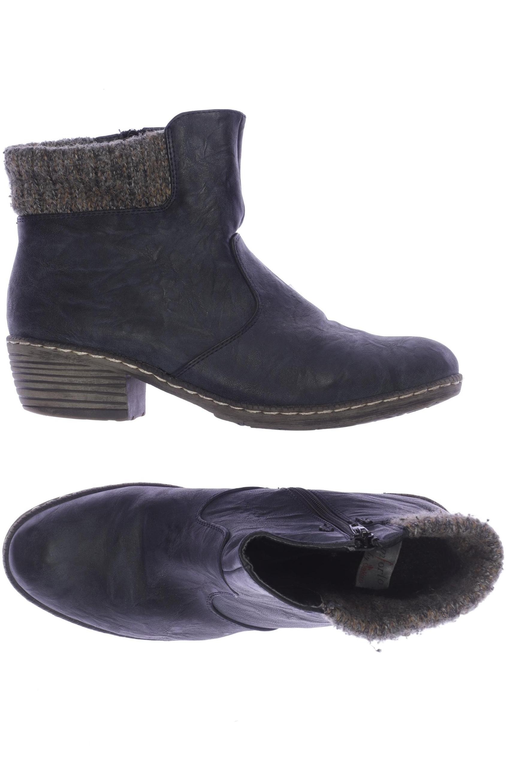 

Rieker Damen Stiefelette, marineblau, Gr. 41