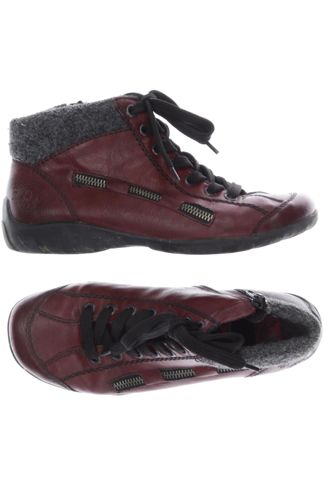 

Rieker Damen Stiefelette, bordeaux, Gr. 36