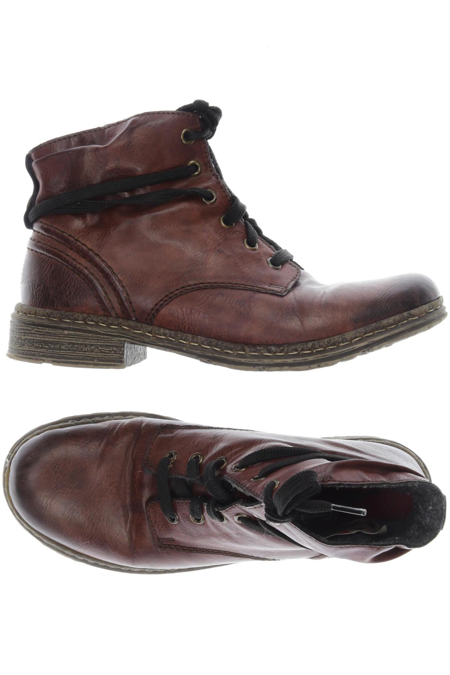 

Rieker Damen Stiefelette, bordeaux, Gr. 40