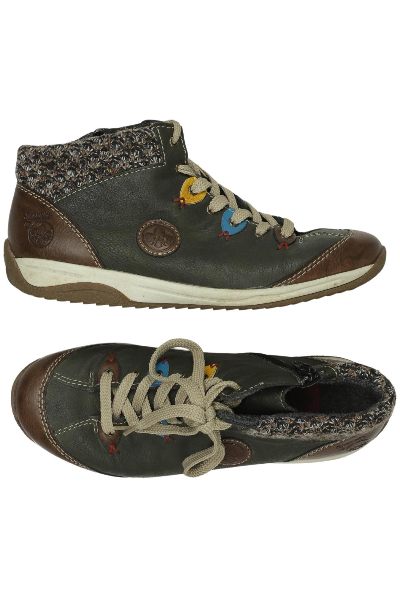 

Rieker Damen Stiefelette, grün, Gr. 38