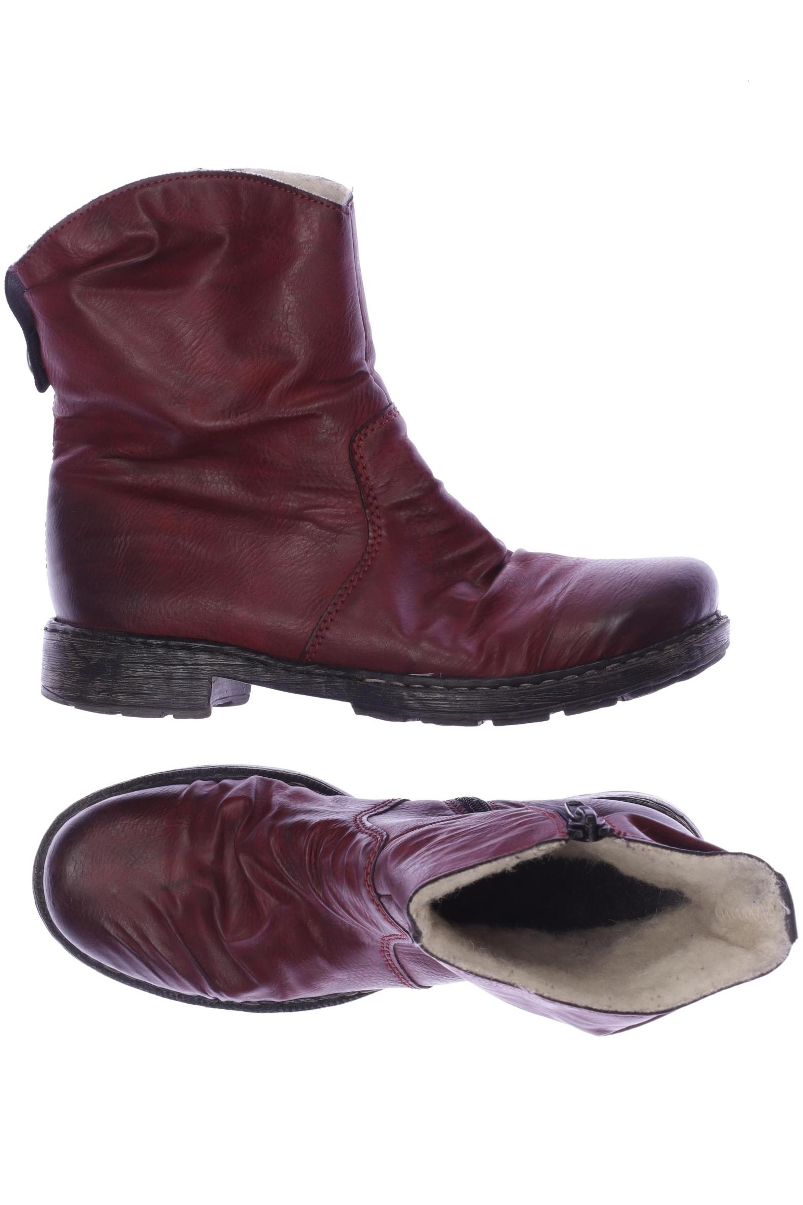 

Rieker Damen Stiefelette, bordeaux, Gr. 37