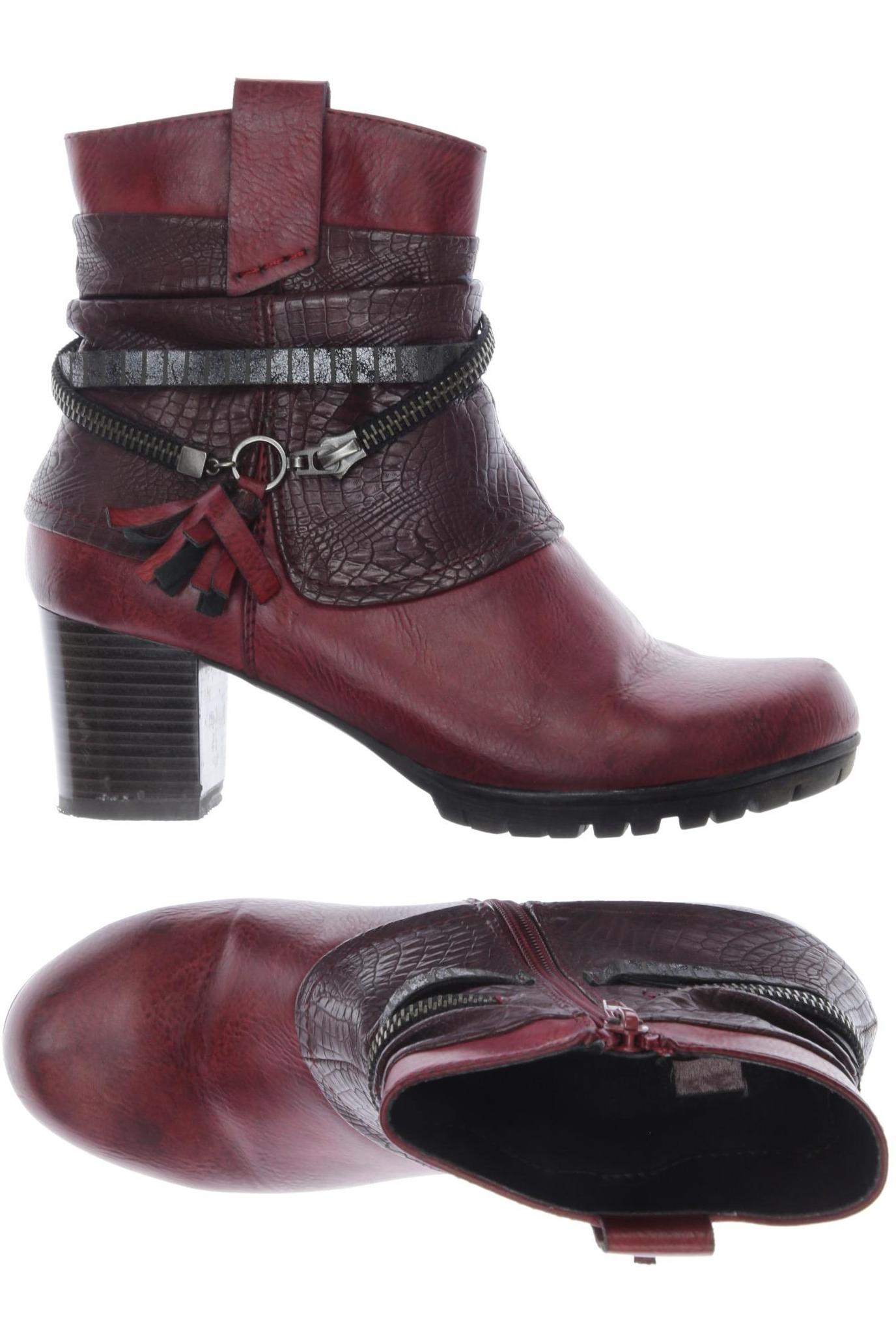 

Rieker Damen Stiefelette, bordeaux, Gr. 36