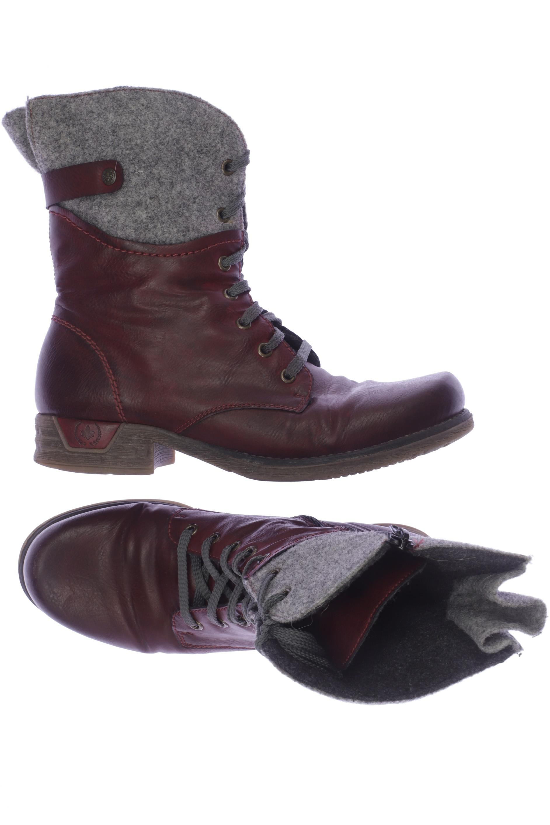 

Rieker Damen Stiefelette, bordeaux, Gr. 41