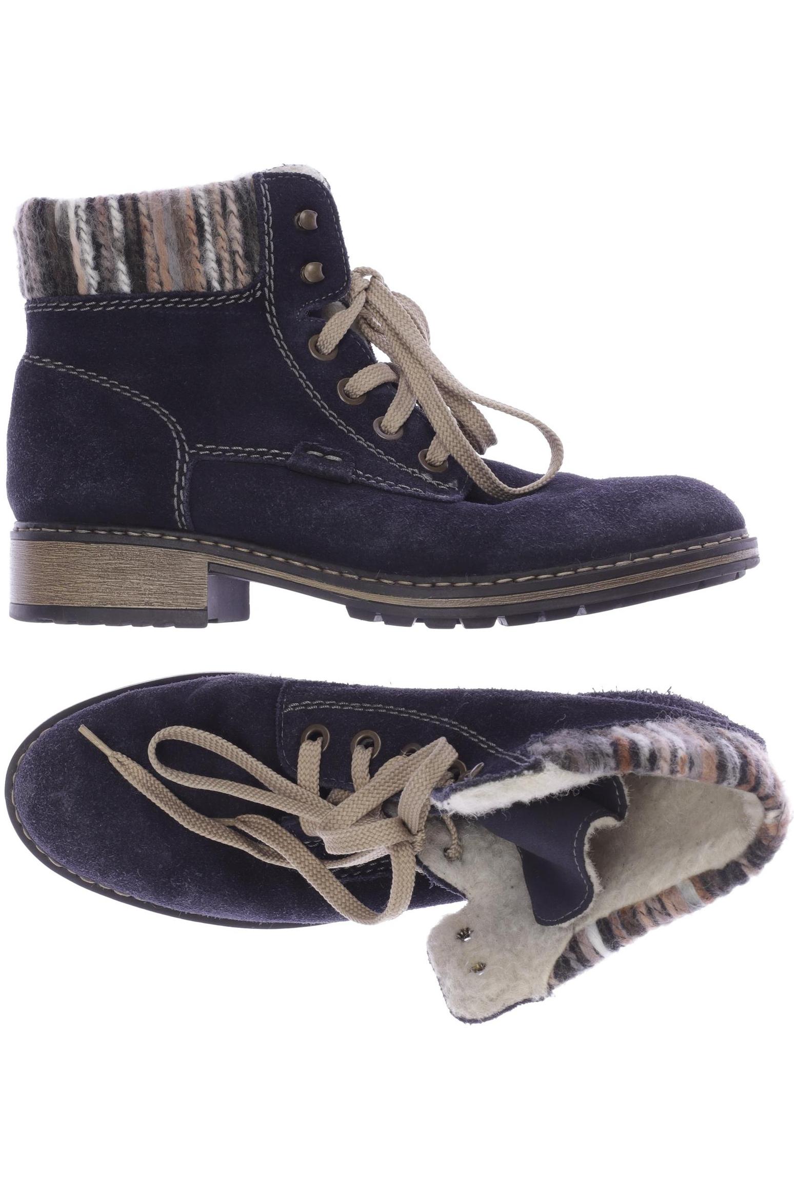

Rieker Damen Stiefelette, marineblau, Gr. 40