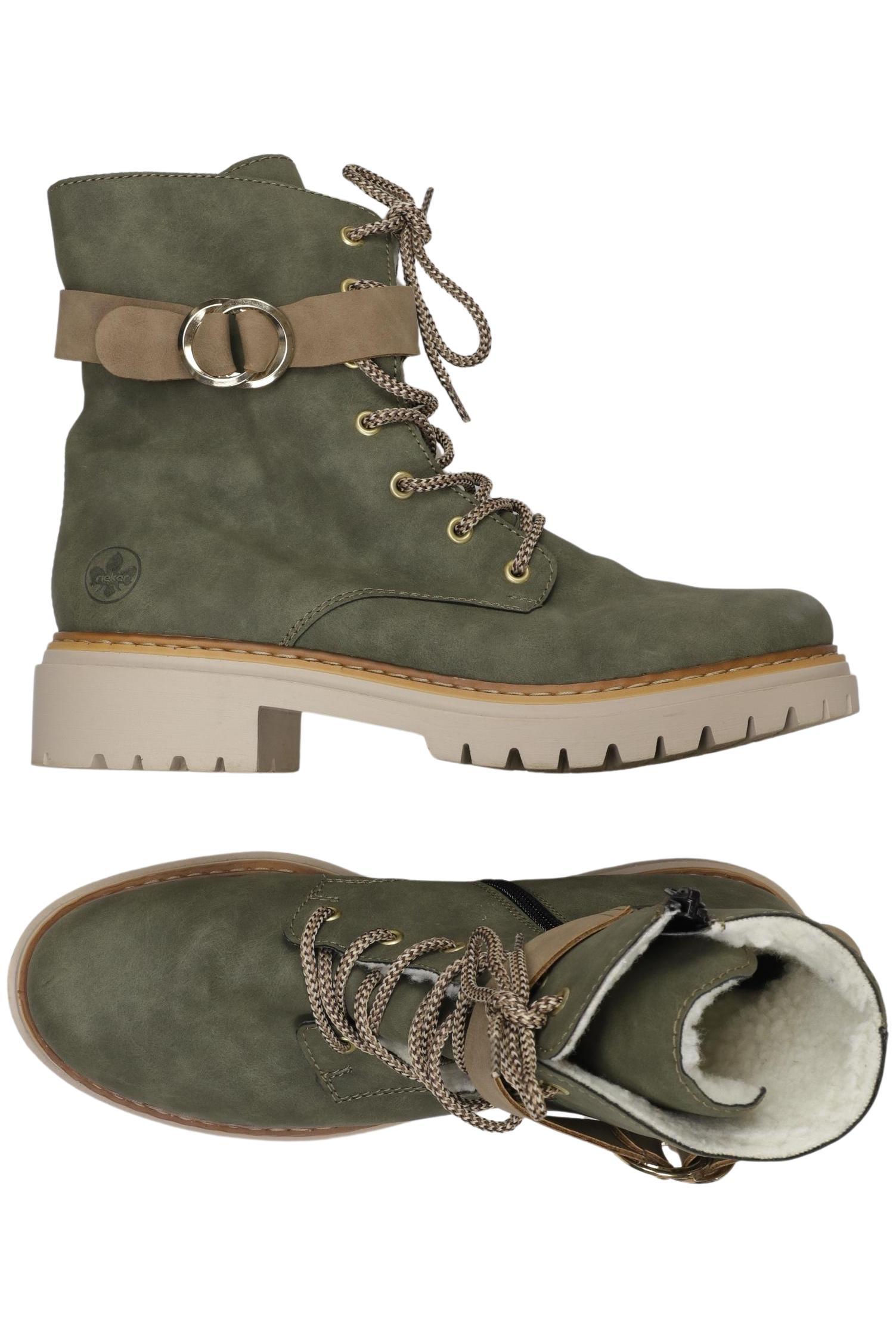 

Rieker Damen Stiefelette, grün, Gr. 42