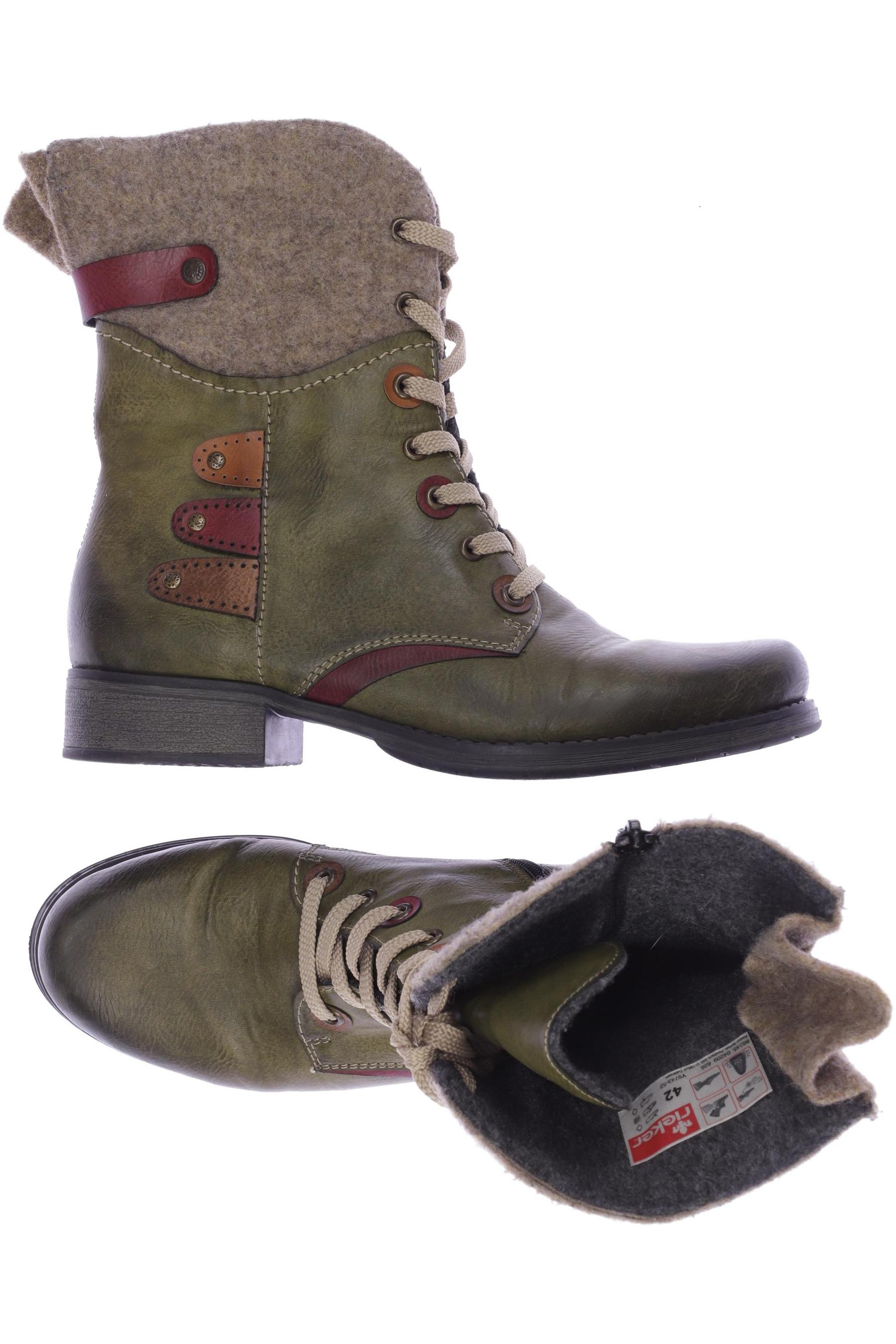 

Rieker Damen Stiefelette, grün, Gr. 42