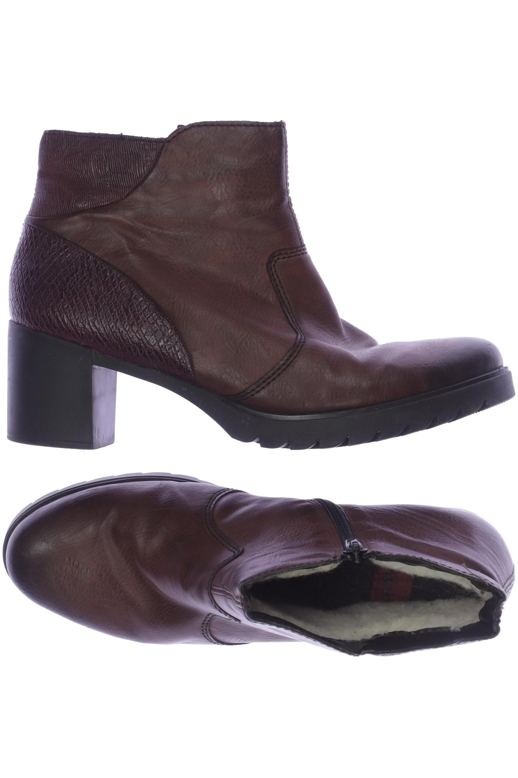 

Rieker Damen Stiefelette, bordeaux, Gr. 40