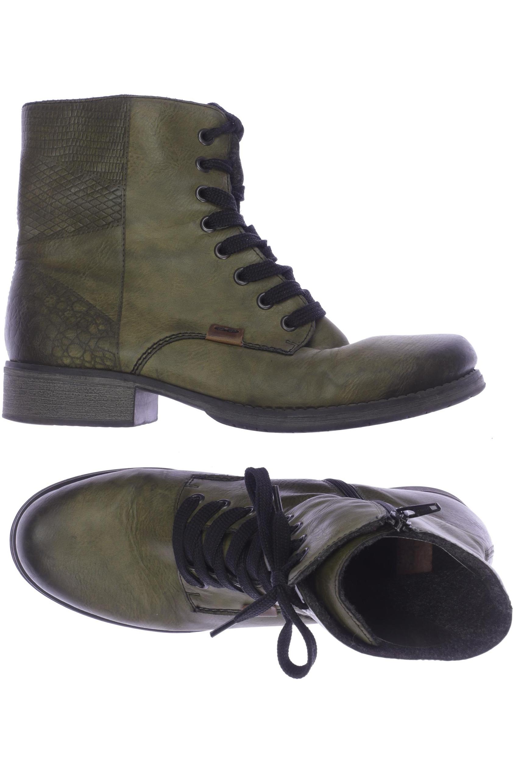 

Rieker Damen Stiefelette, grün, Gr. 40